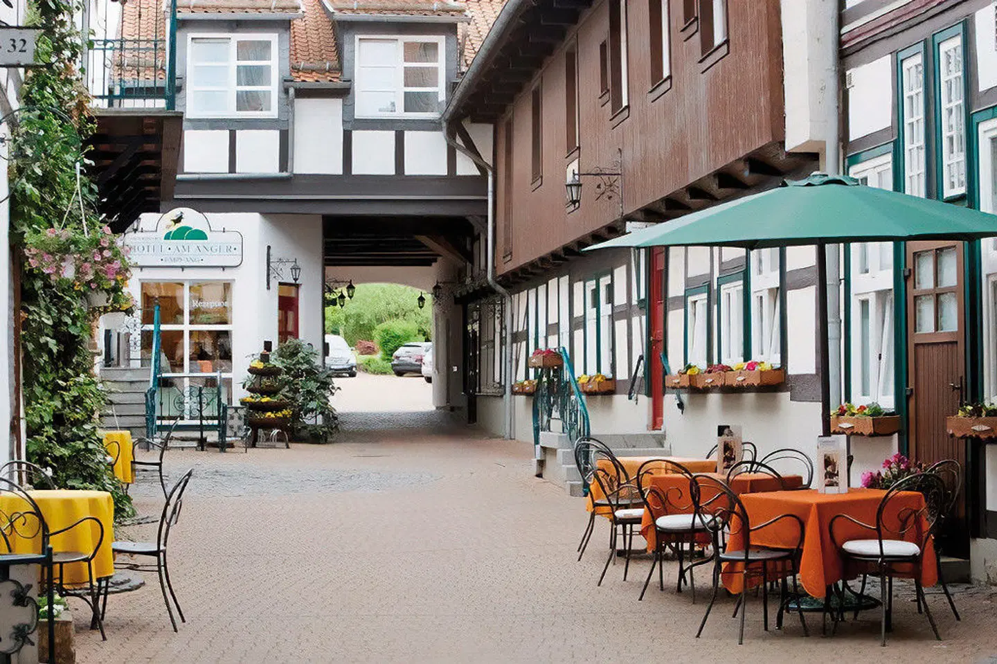 Hotel "Am Anger" Terrasse