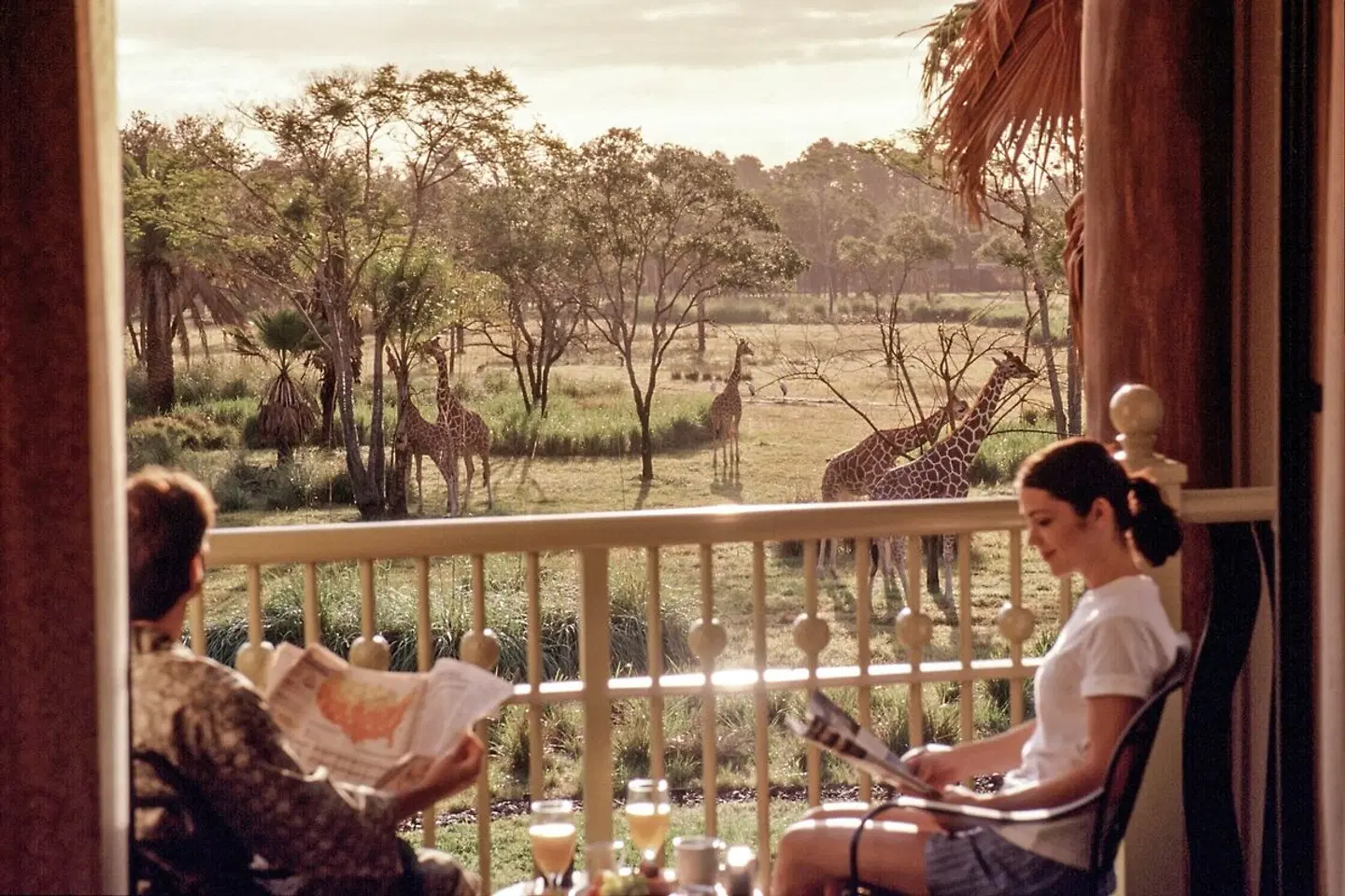 Disney's Animal Kingdom Lodge Terrasse