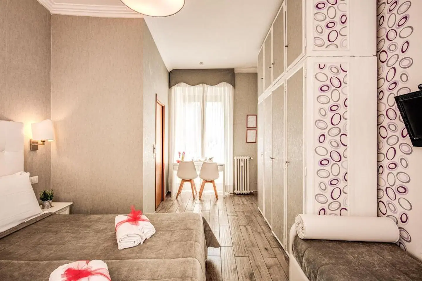 Marta Inn Rome Badezimmer