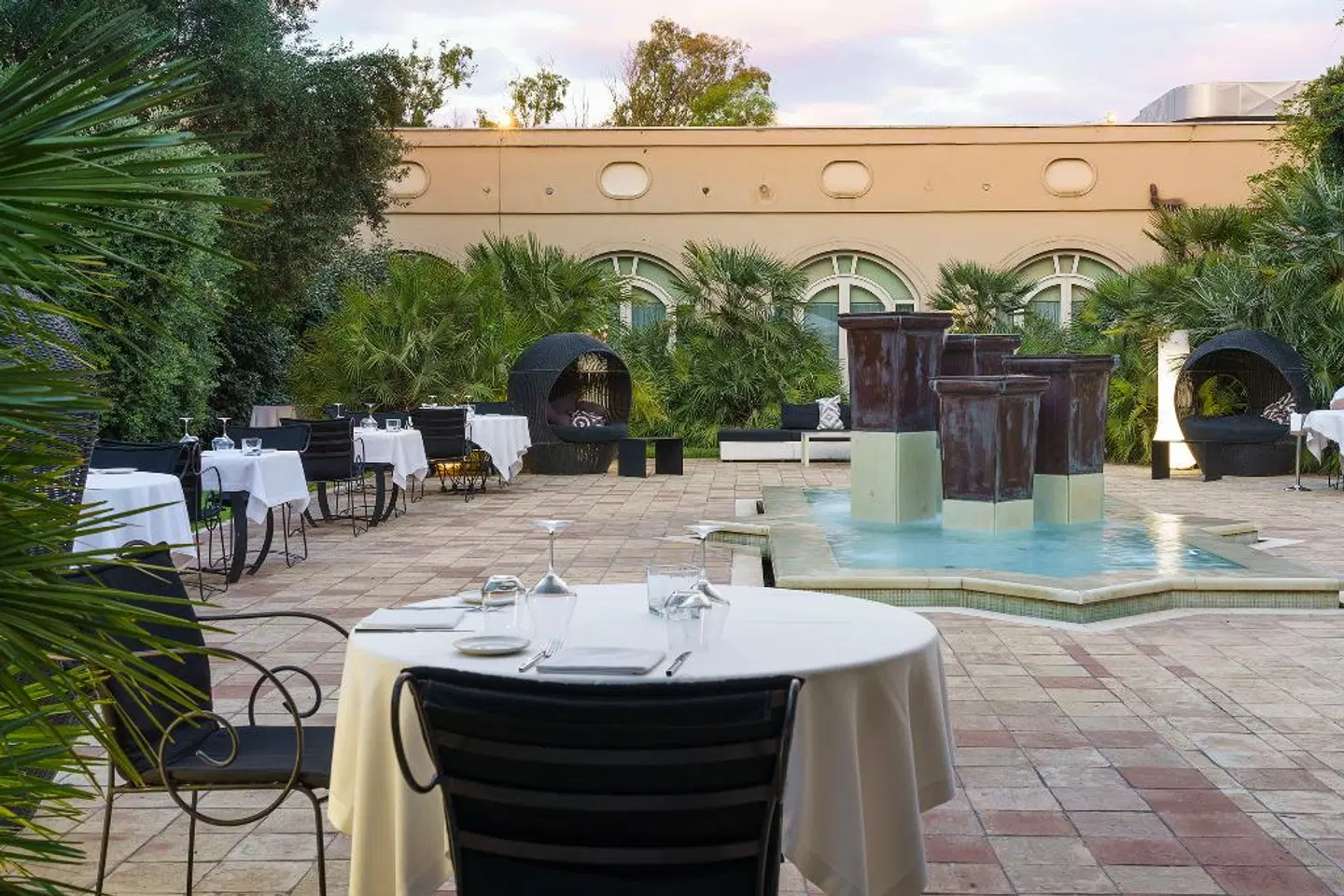 Romano Palace Luxury Hotel Terrasse