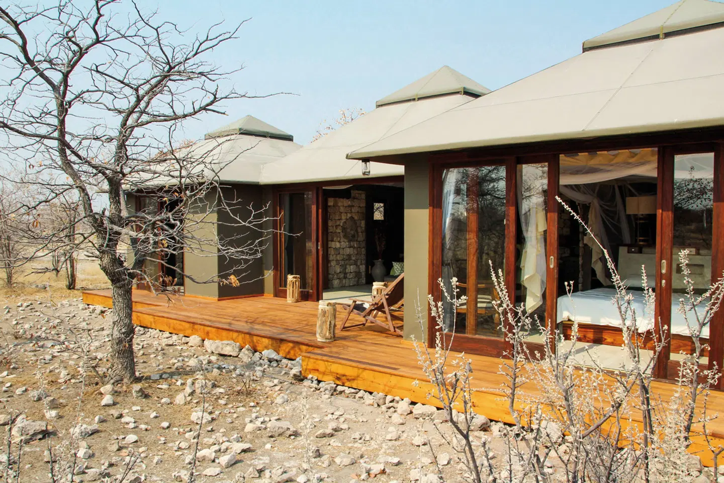 Etosha Oberland Lodge Terrasse