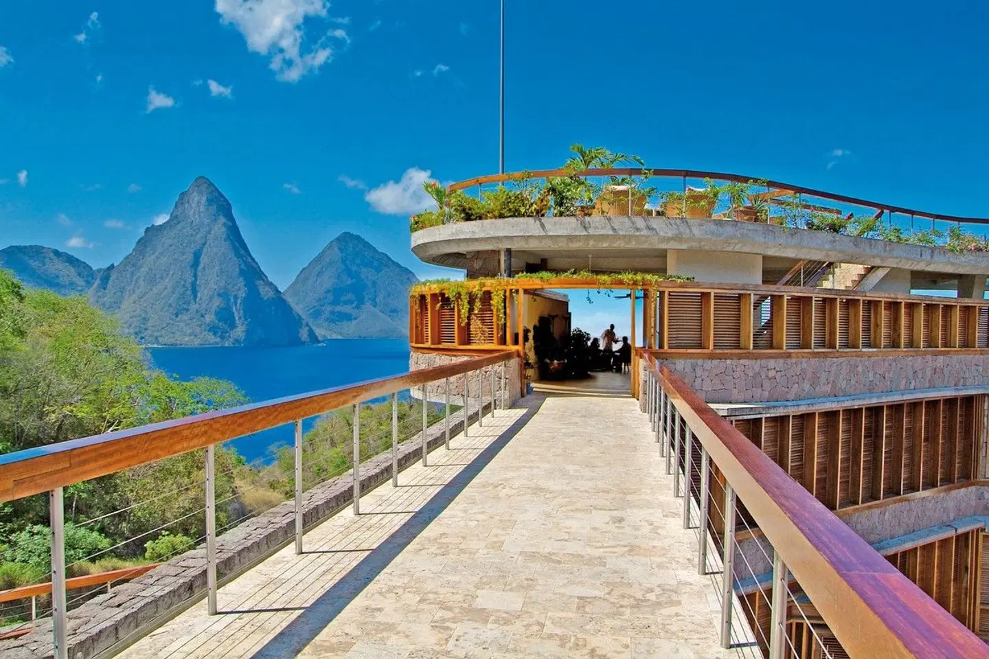Jade Mountain Terrasse