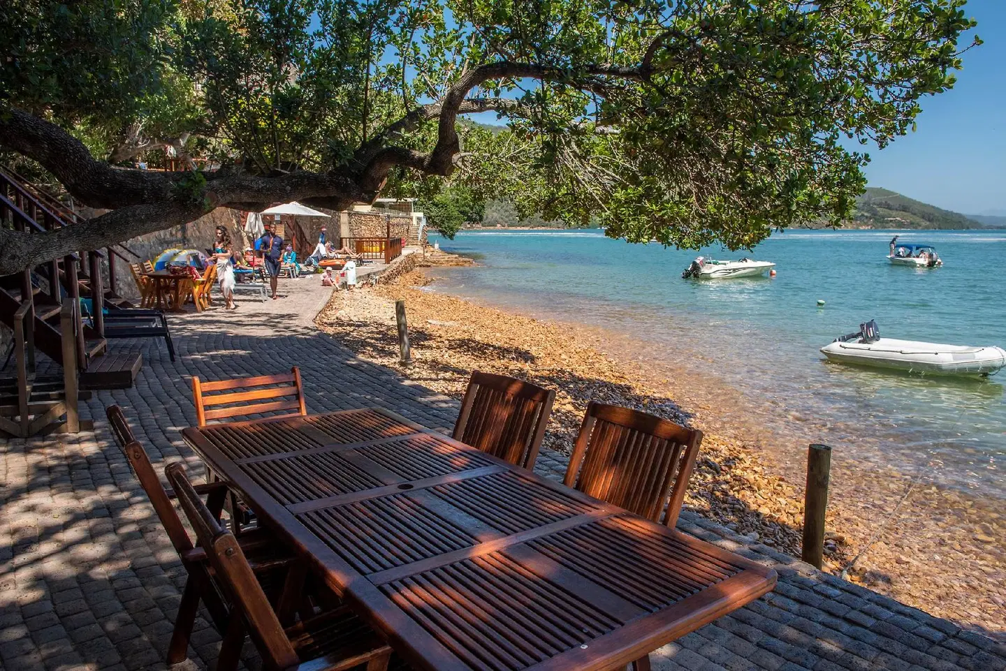 Under Milkwood Resort Terrasse