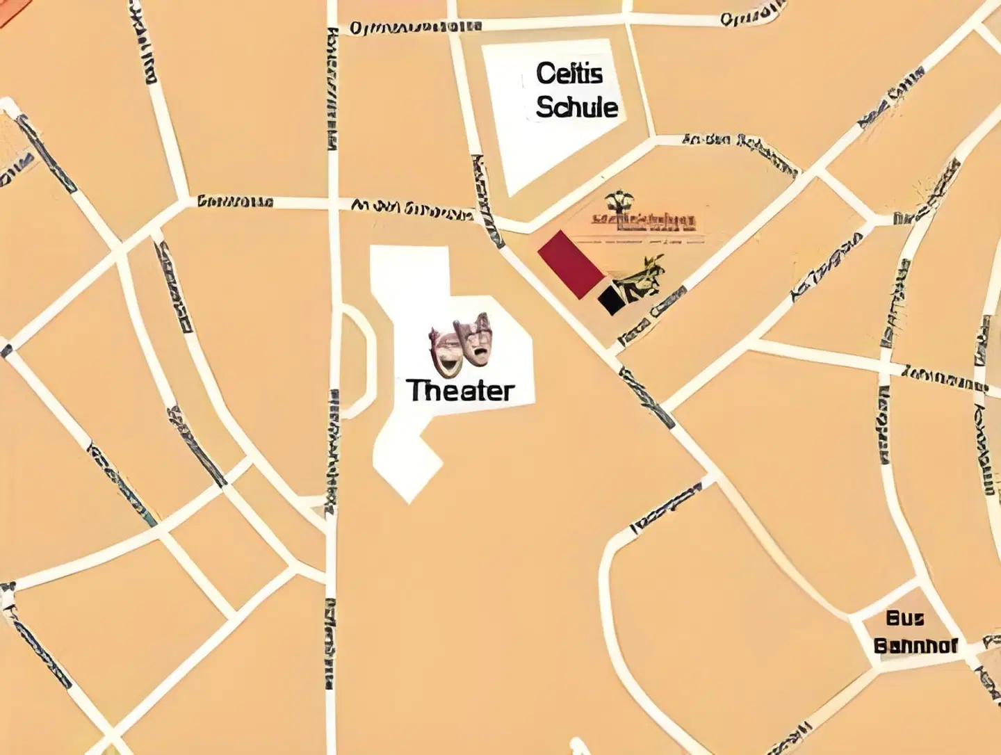 Alte Reichsbank Landkarte