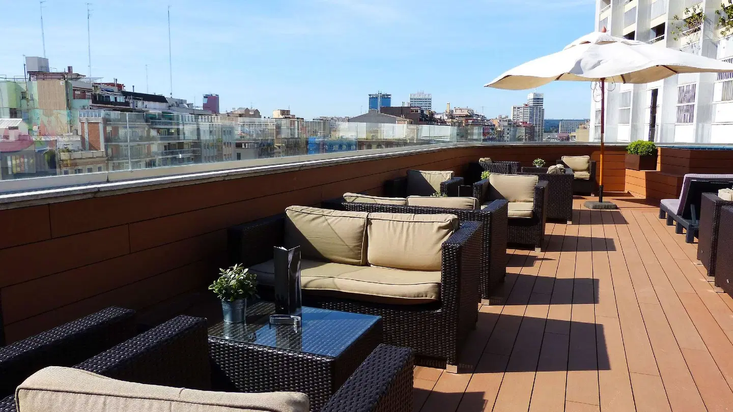 Sercotel Amister Art Hotel Barcelona Terrasse