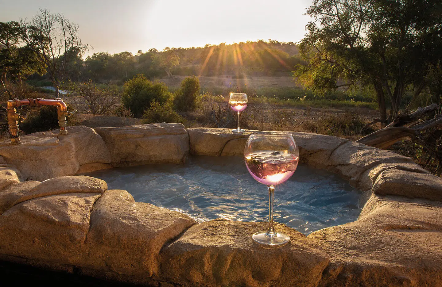 Pondoro Game Lodge Terrasse