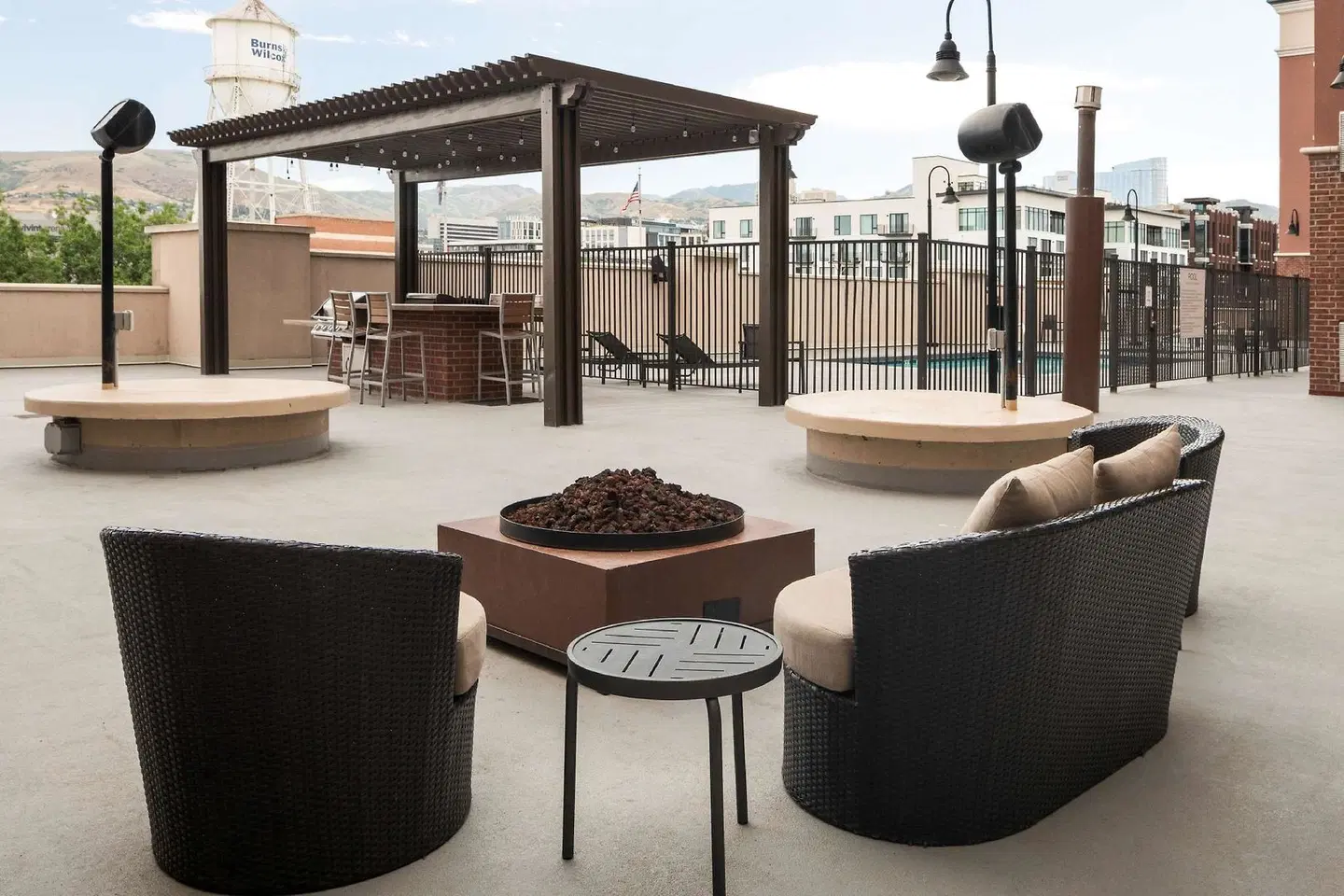 Homewood Suites by Hilton Salt Lake City Downtown Terrasse