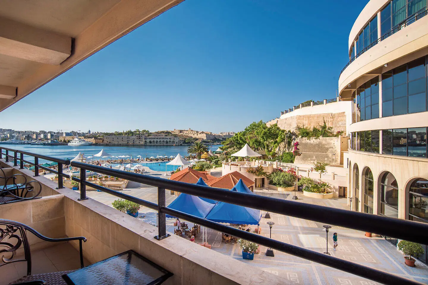 Grand Hotel Excelsior Malta Terrasse