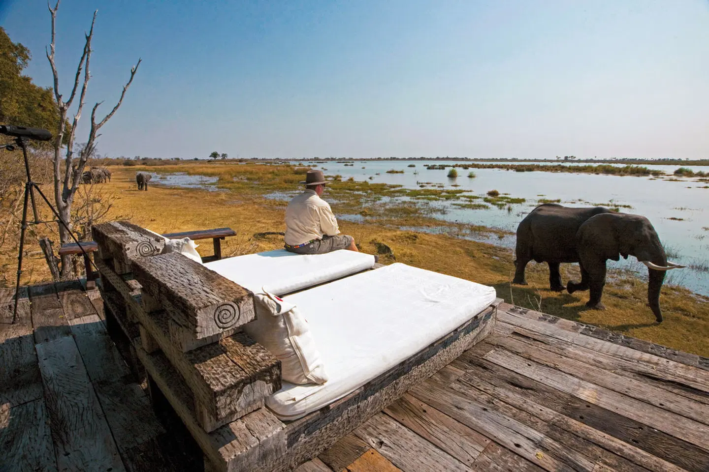 Zarafa Camp Terrasse