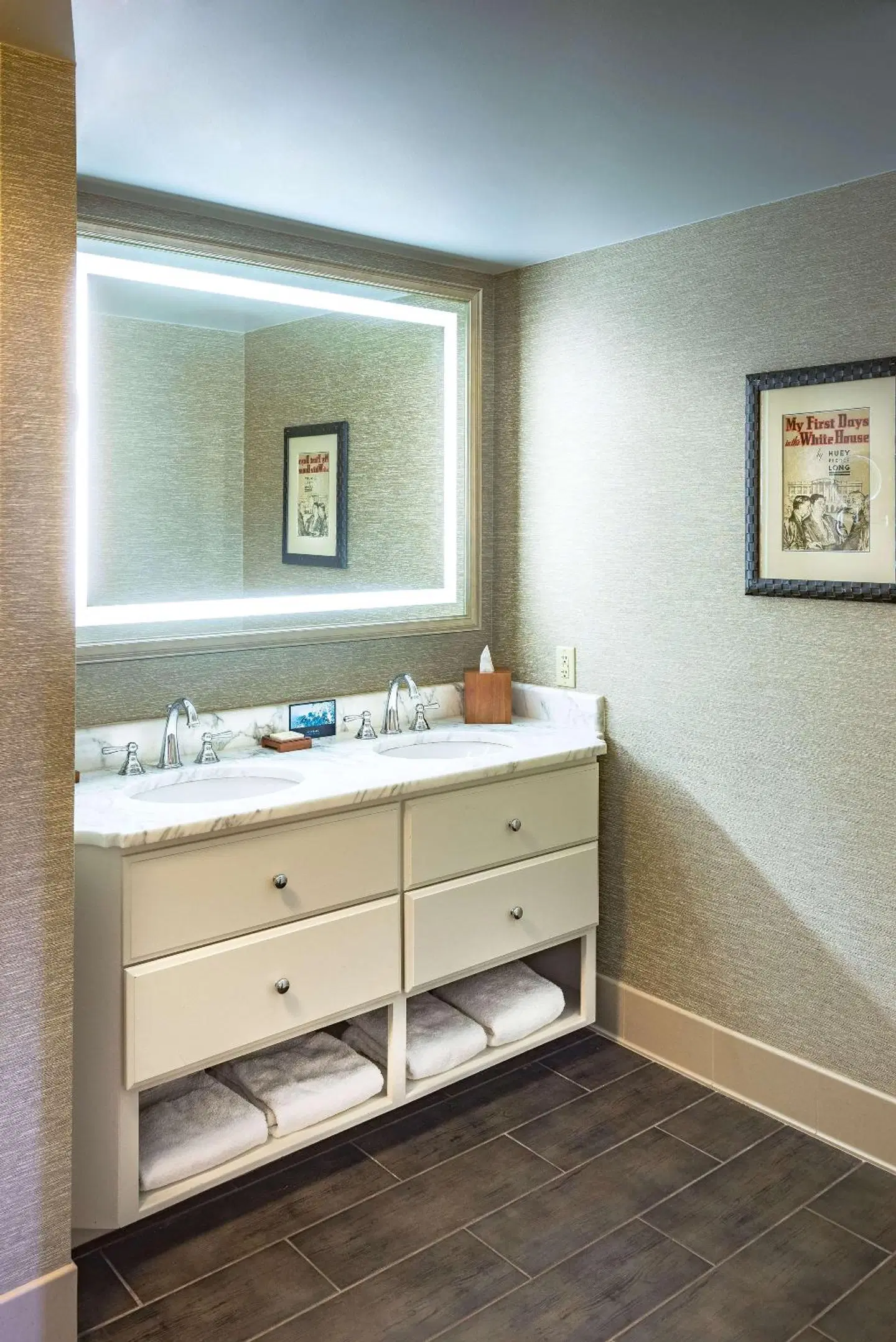 Hilton Baton Rouge Capitol Center Badezimmer