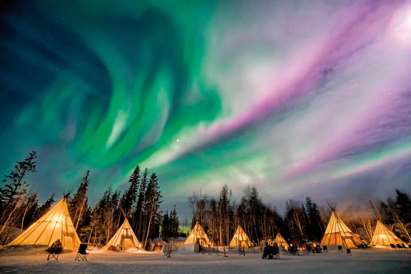 Aurora Village - Northern Lights LANDSCAPE