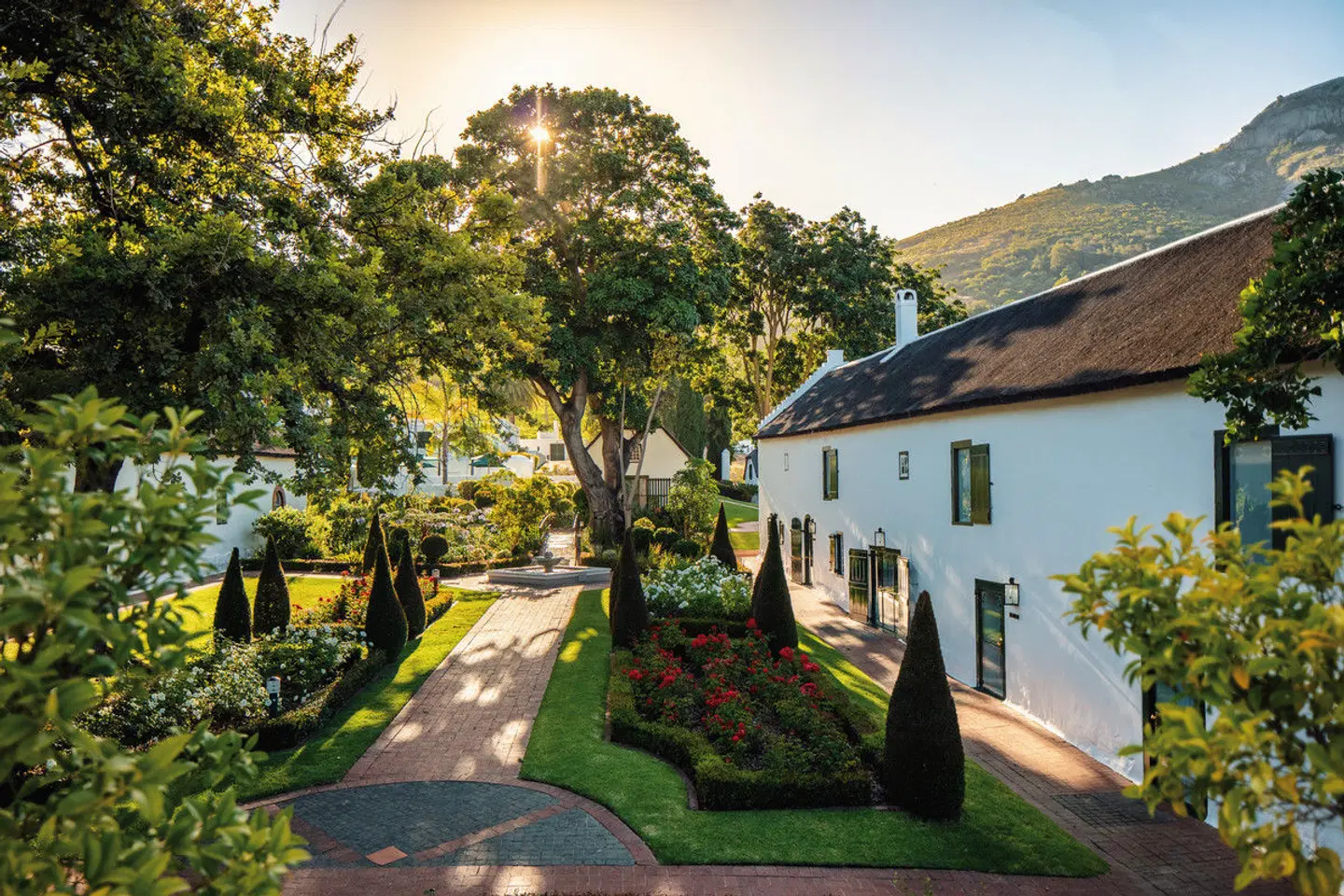 Grande Roche Hotel Garten