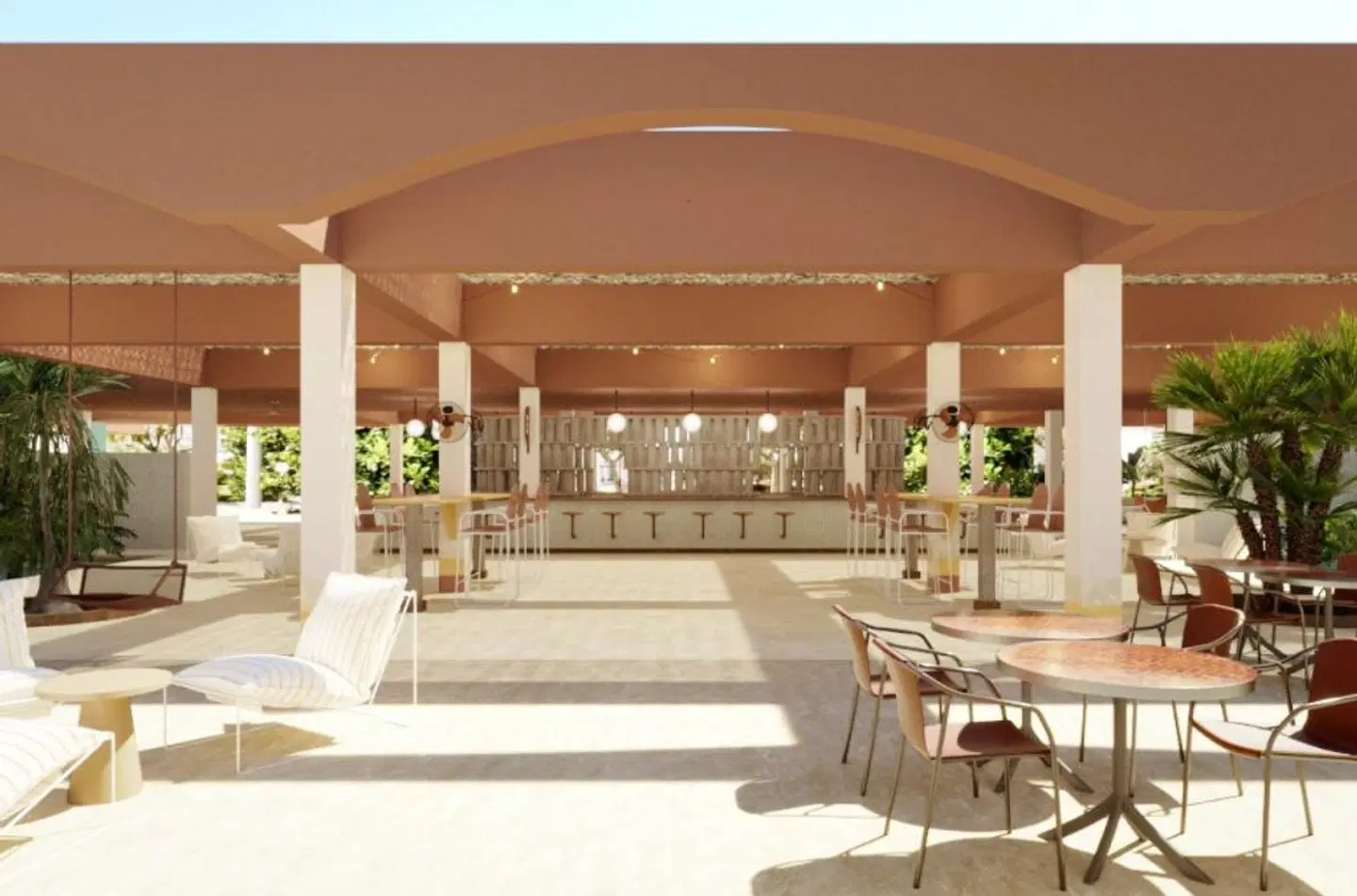 tent Calvia Beach Terrasse