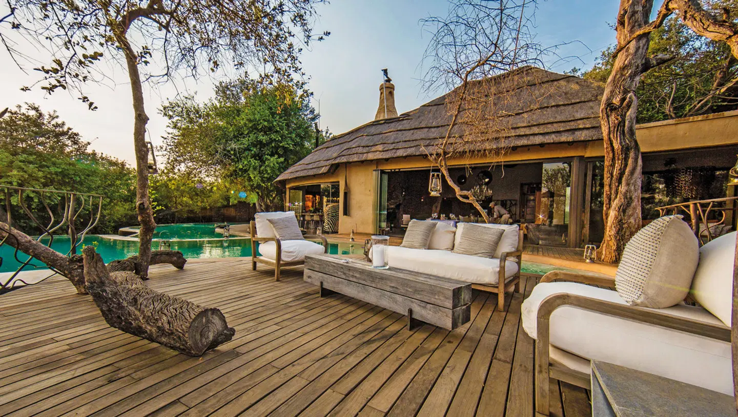 Molori Safari Lodge Terrasse