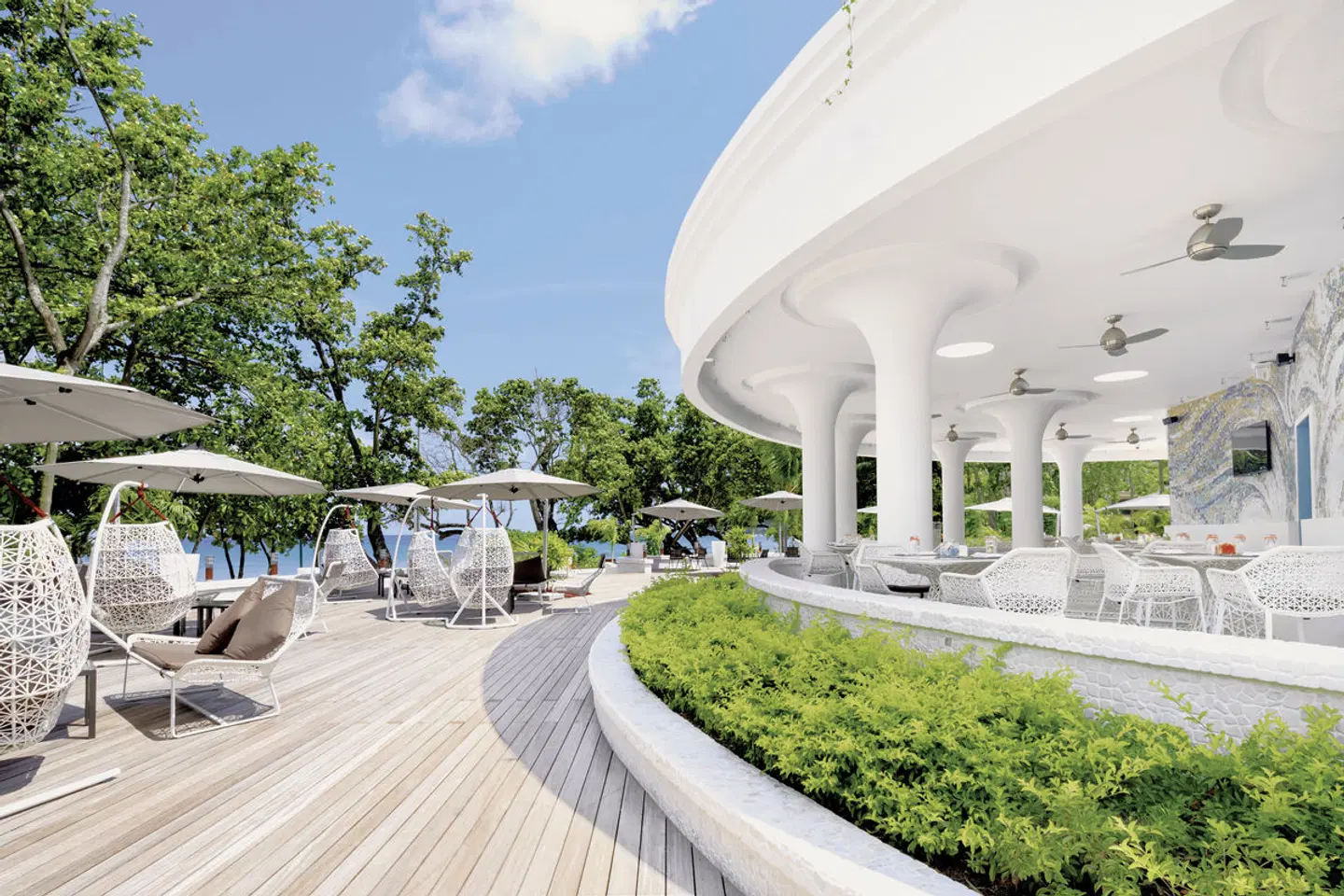 Savoy Seychelles Resort & Spa Terrasse