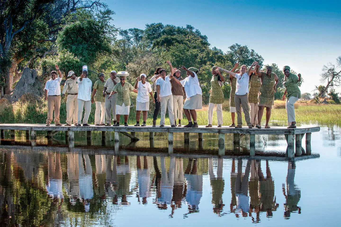 Tiererlebnis mit andBeyond Botswana LANDSCAPE