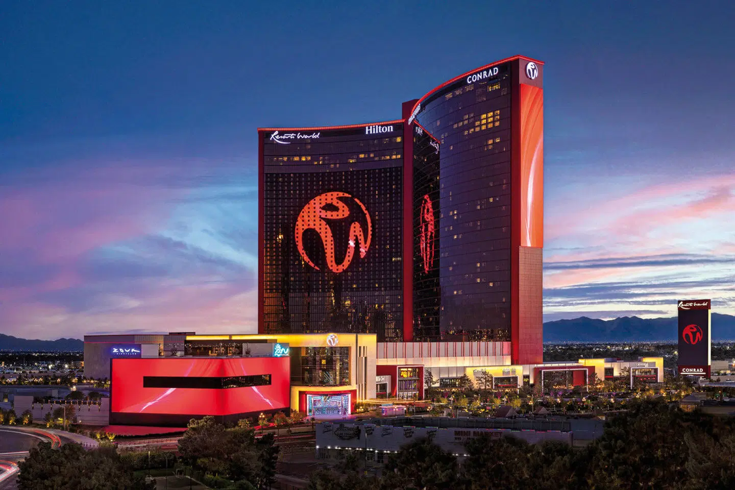 Conrad Las Vegas at Resorts World EXTERIOR