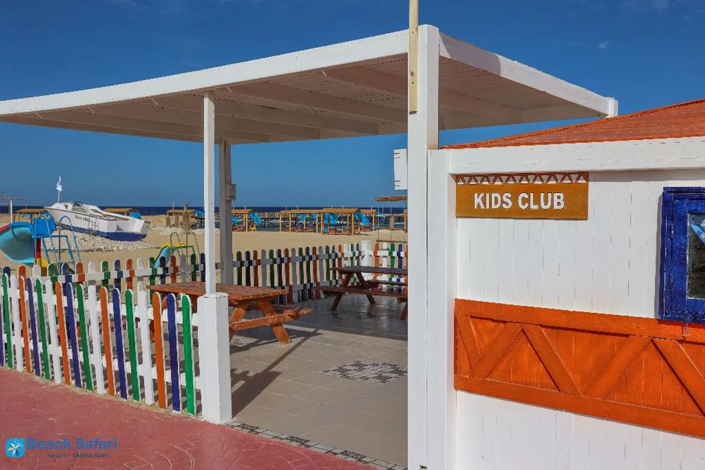 Aurora Beach Safari Resort Terrasse