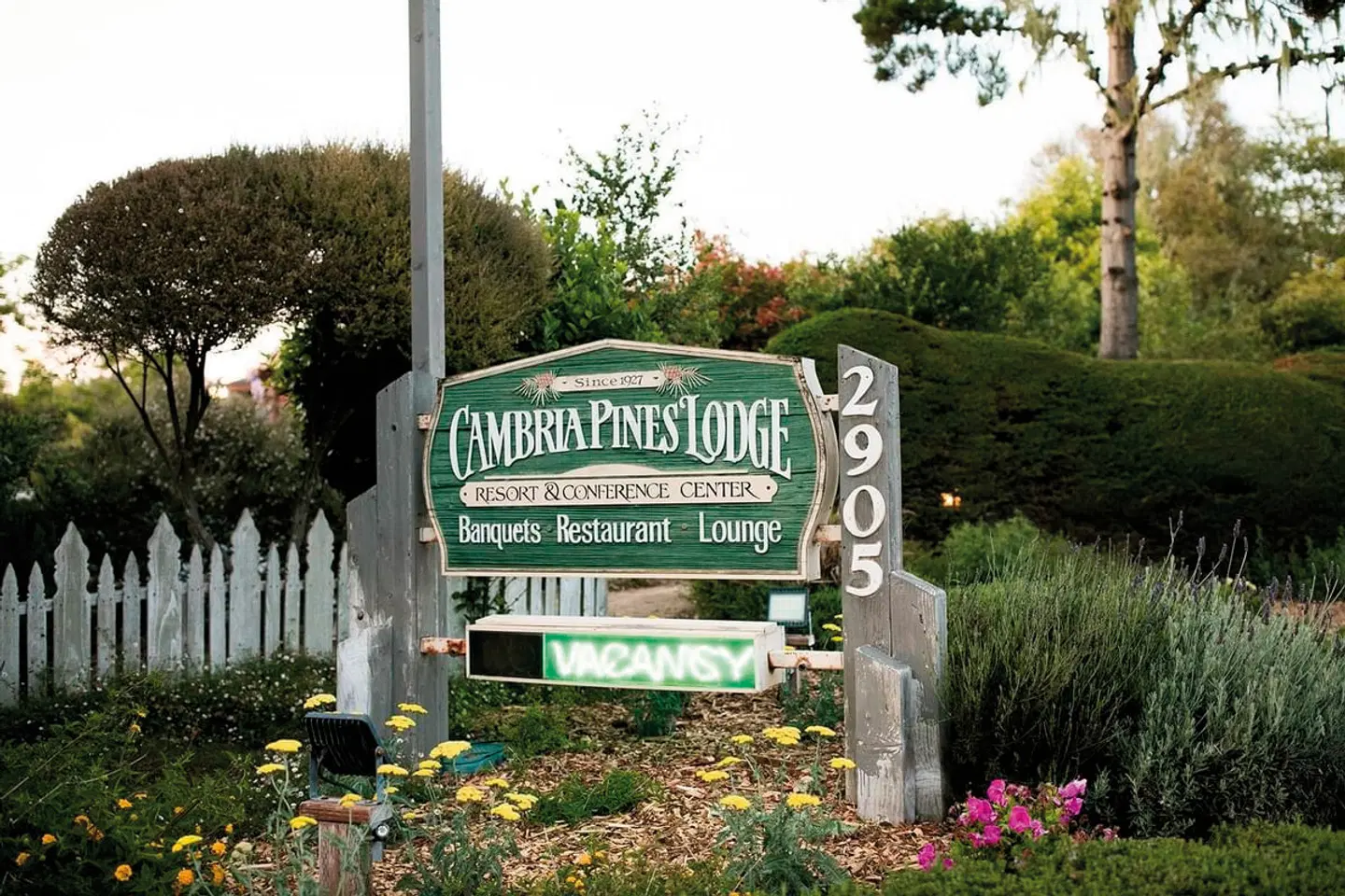 Cambria Pines Lodge Garten