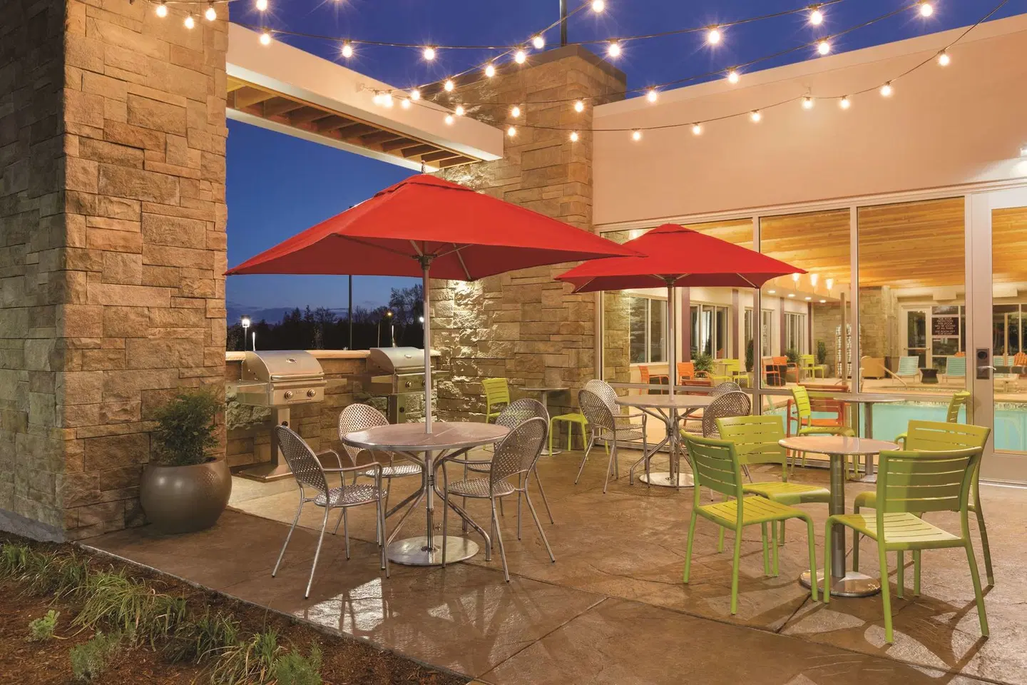 Home2 Suites by Hilton Bellingham Airport Terrasse
