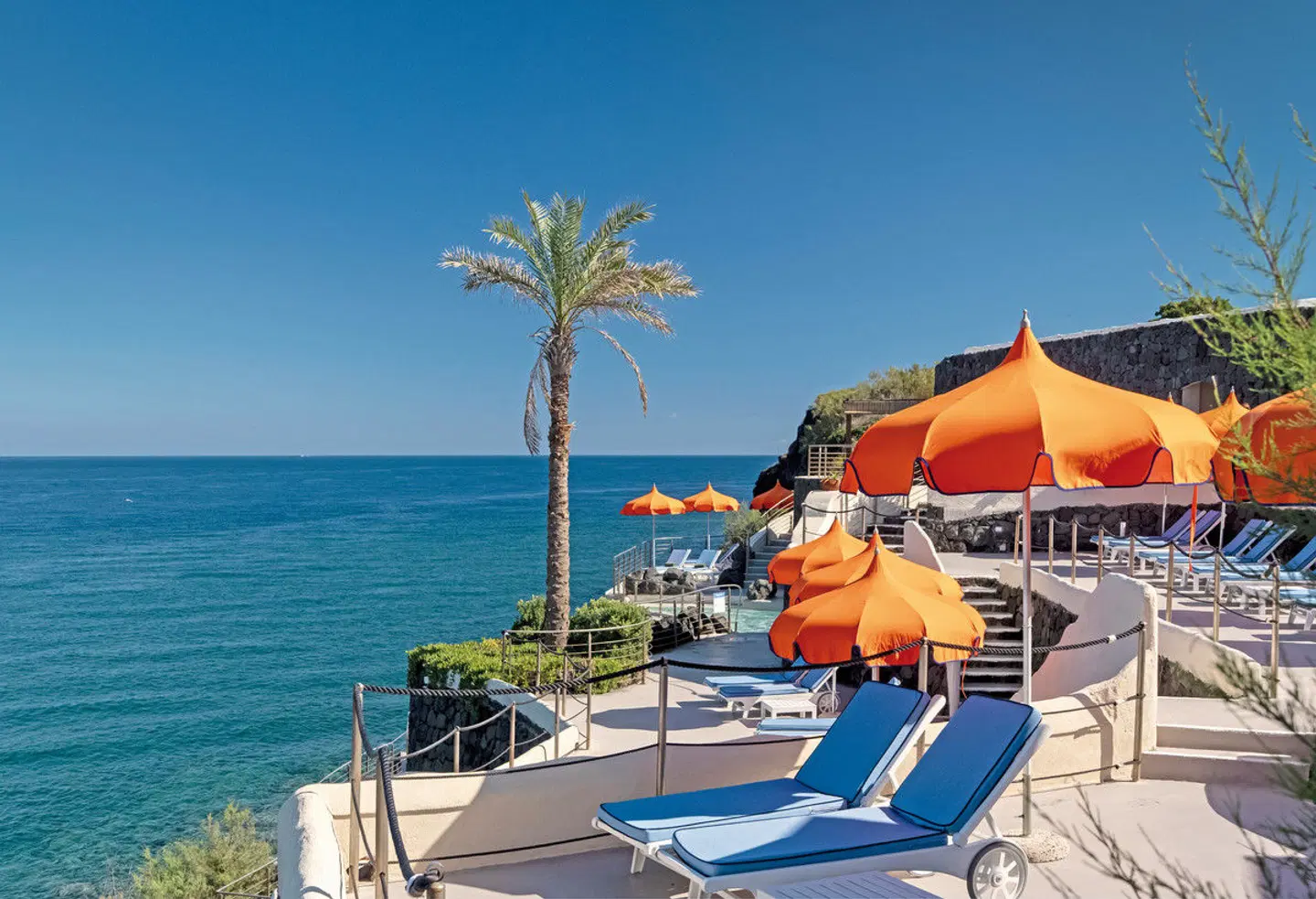 Therasia Resort Sea & Spa Terrasse