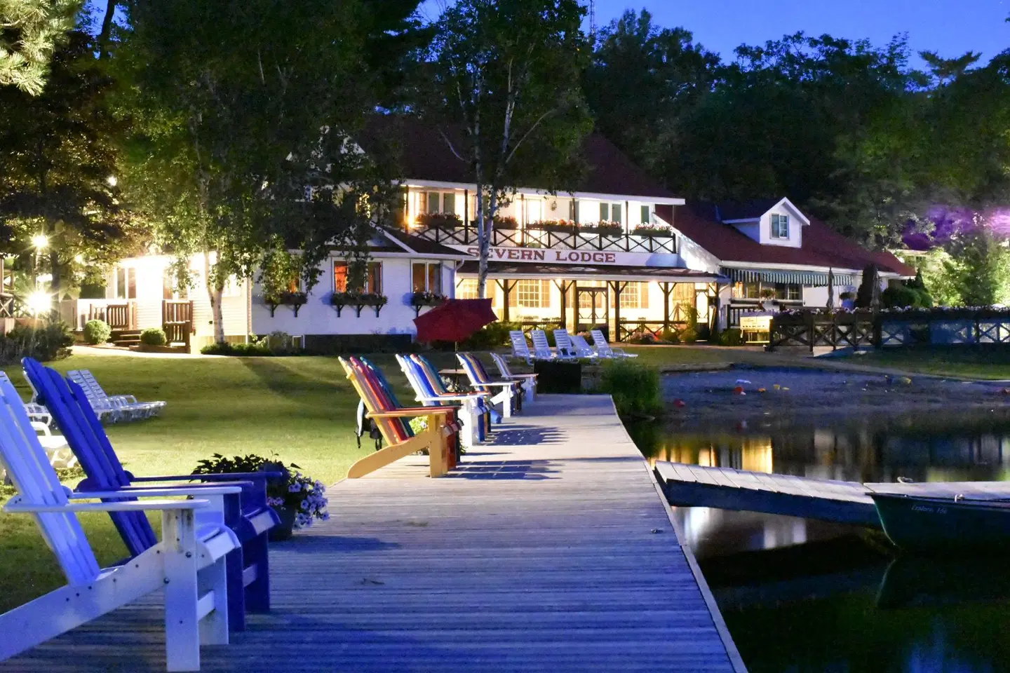 Severn Lodge Terrasse