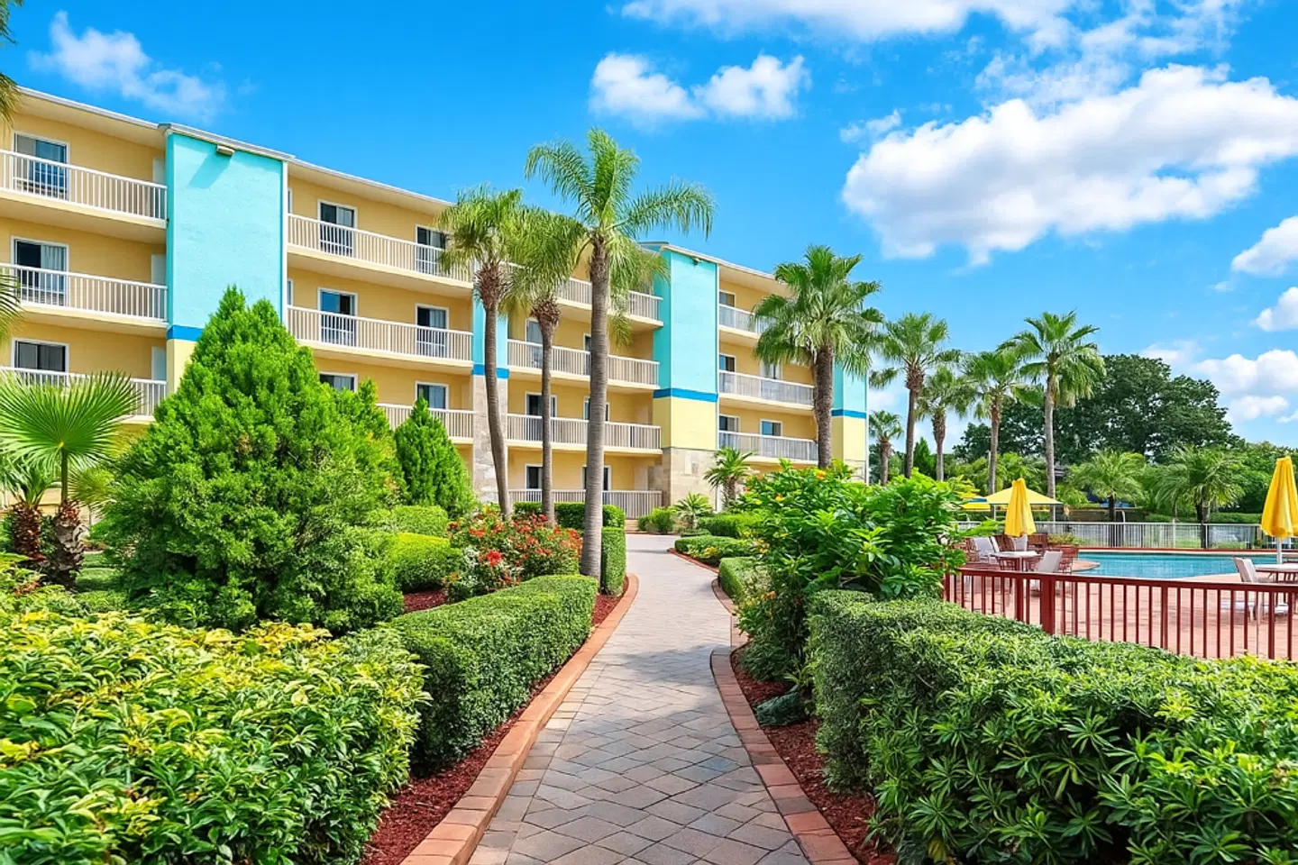 Orlando International Drive North Hotel Garten