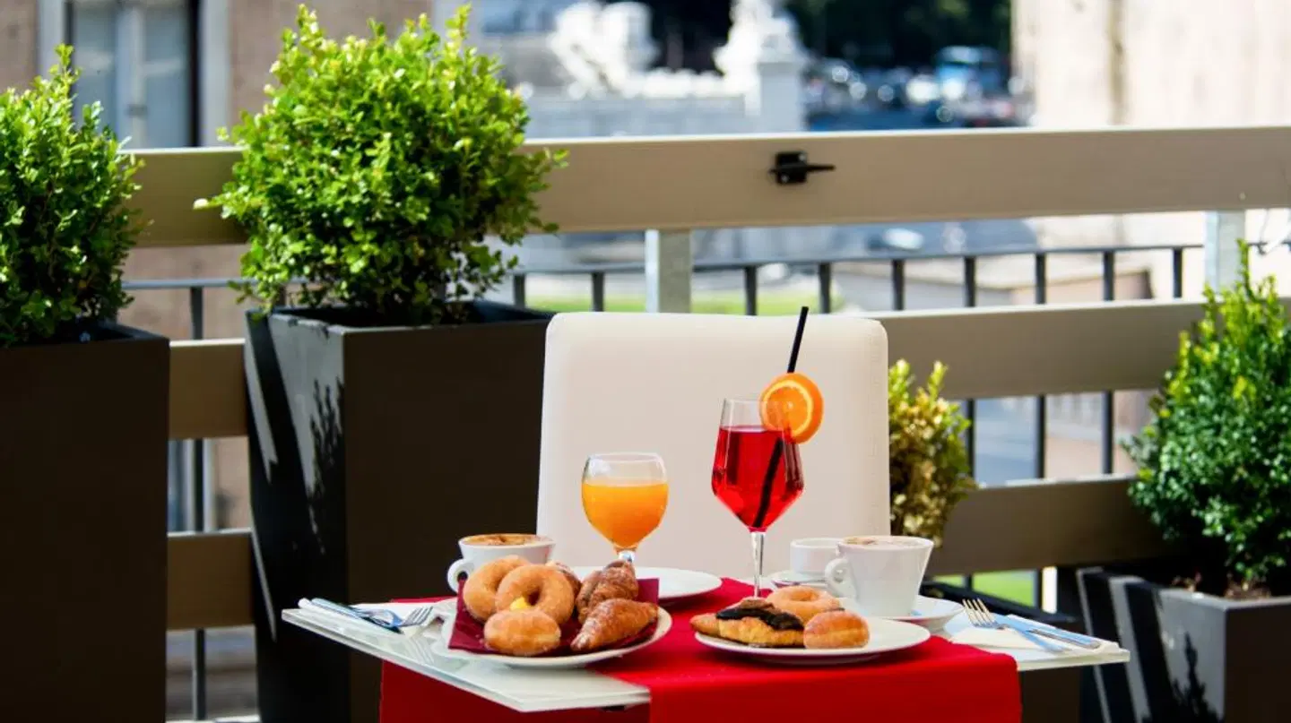 Hotel Castellino Roma Terrasse