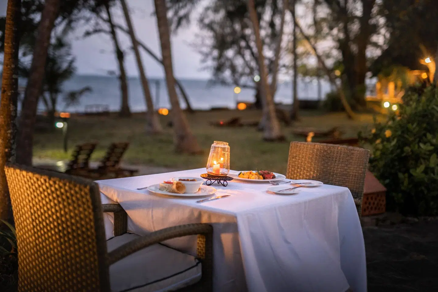 Severin Sea Lodge Terrasse