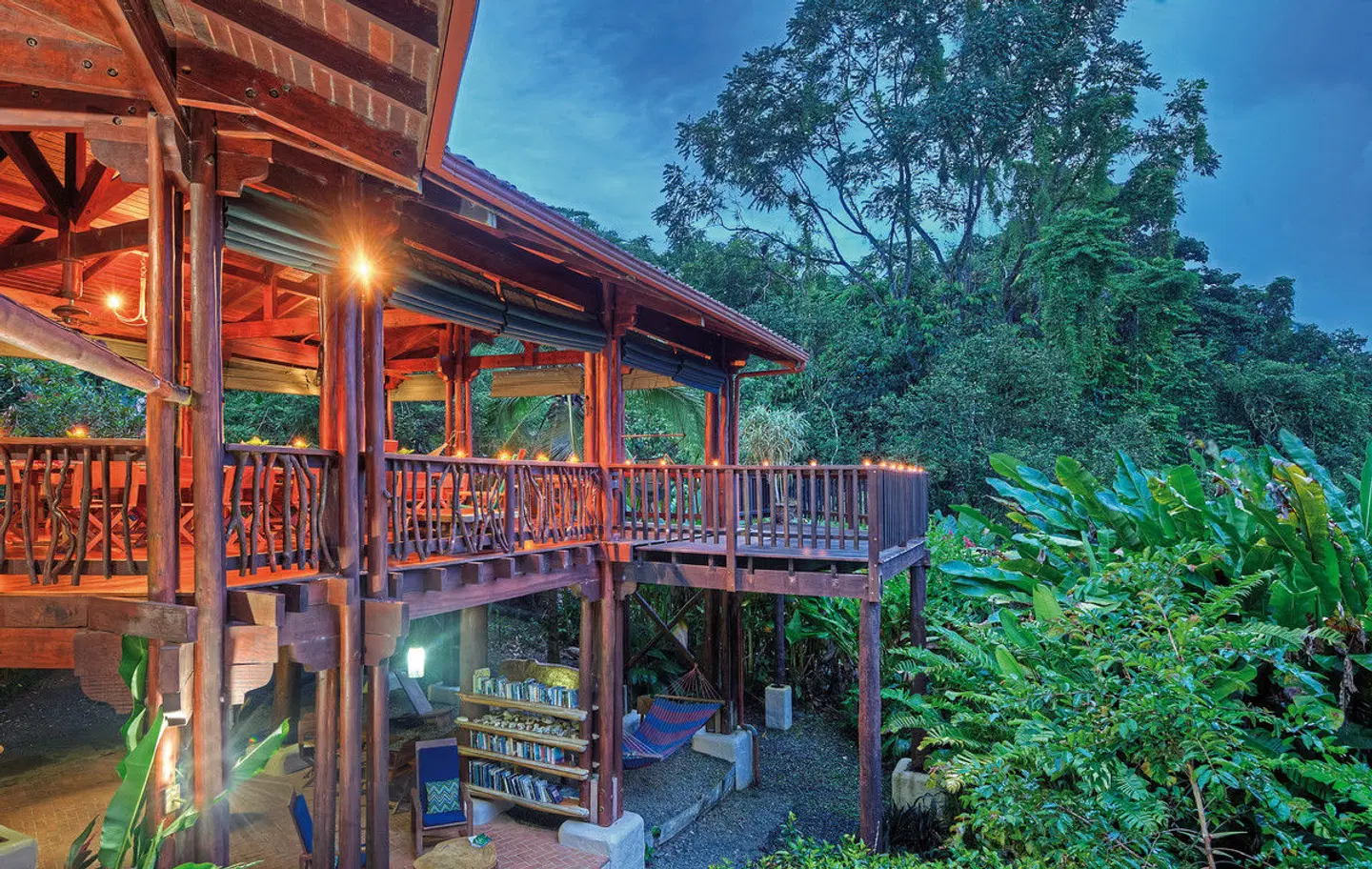 Playa Nicuesa Rainforest Lodge Terrasse