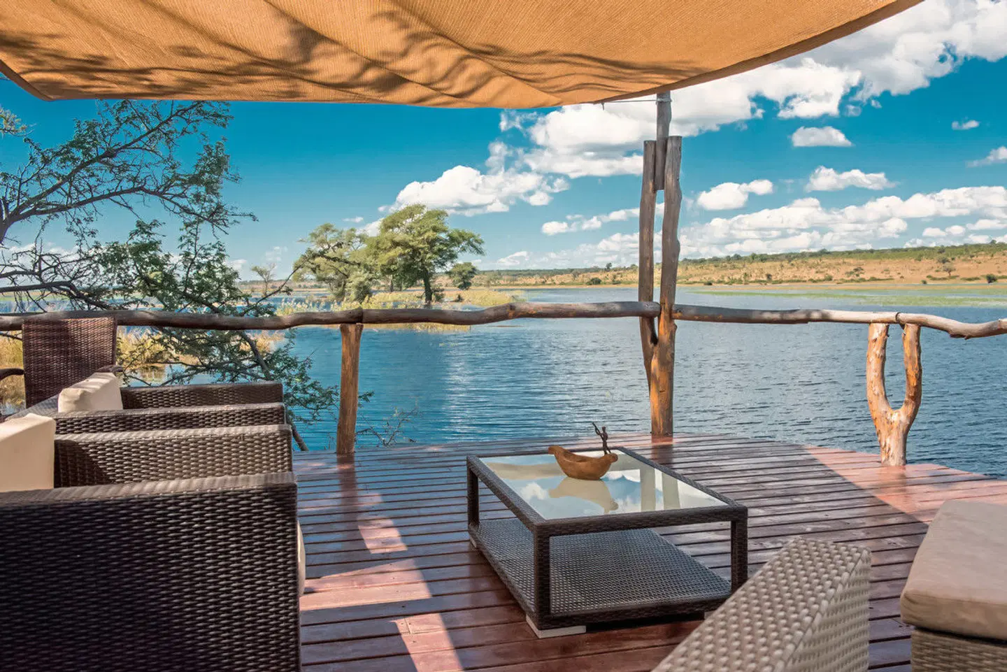 Chobe River Camp Terrasse