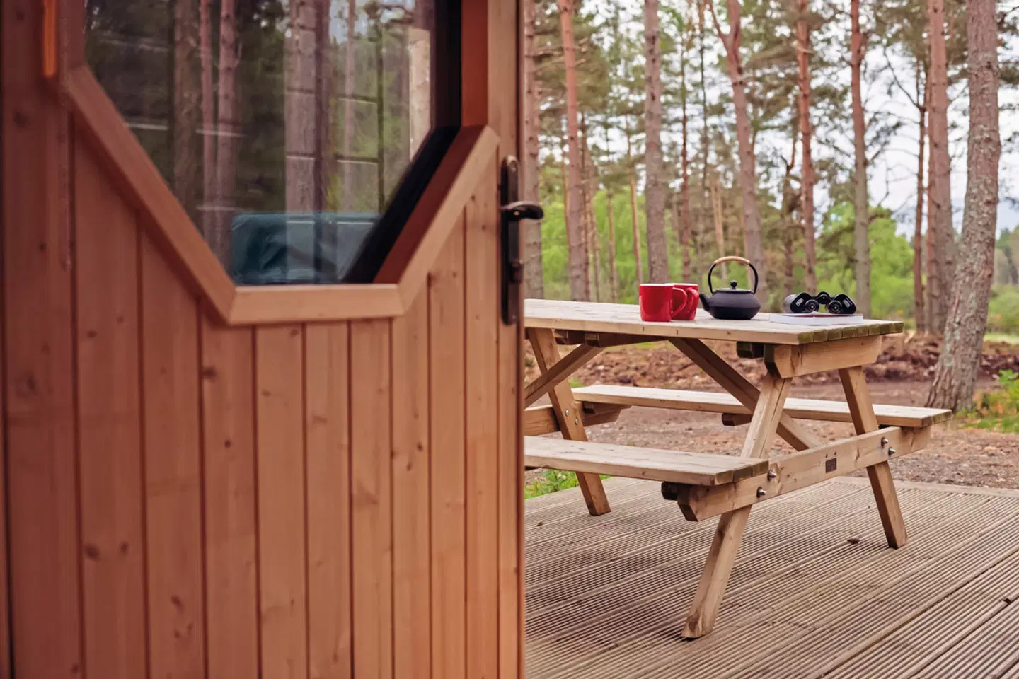 Cairngorm Bothies Terrasse