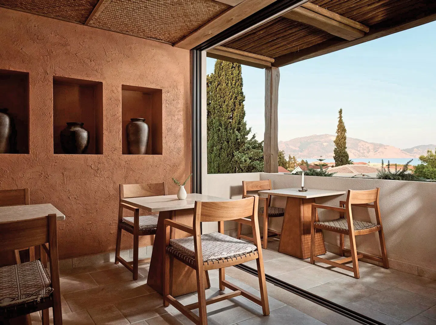 Pierros Verde Private Suites Terrasse