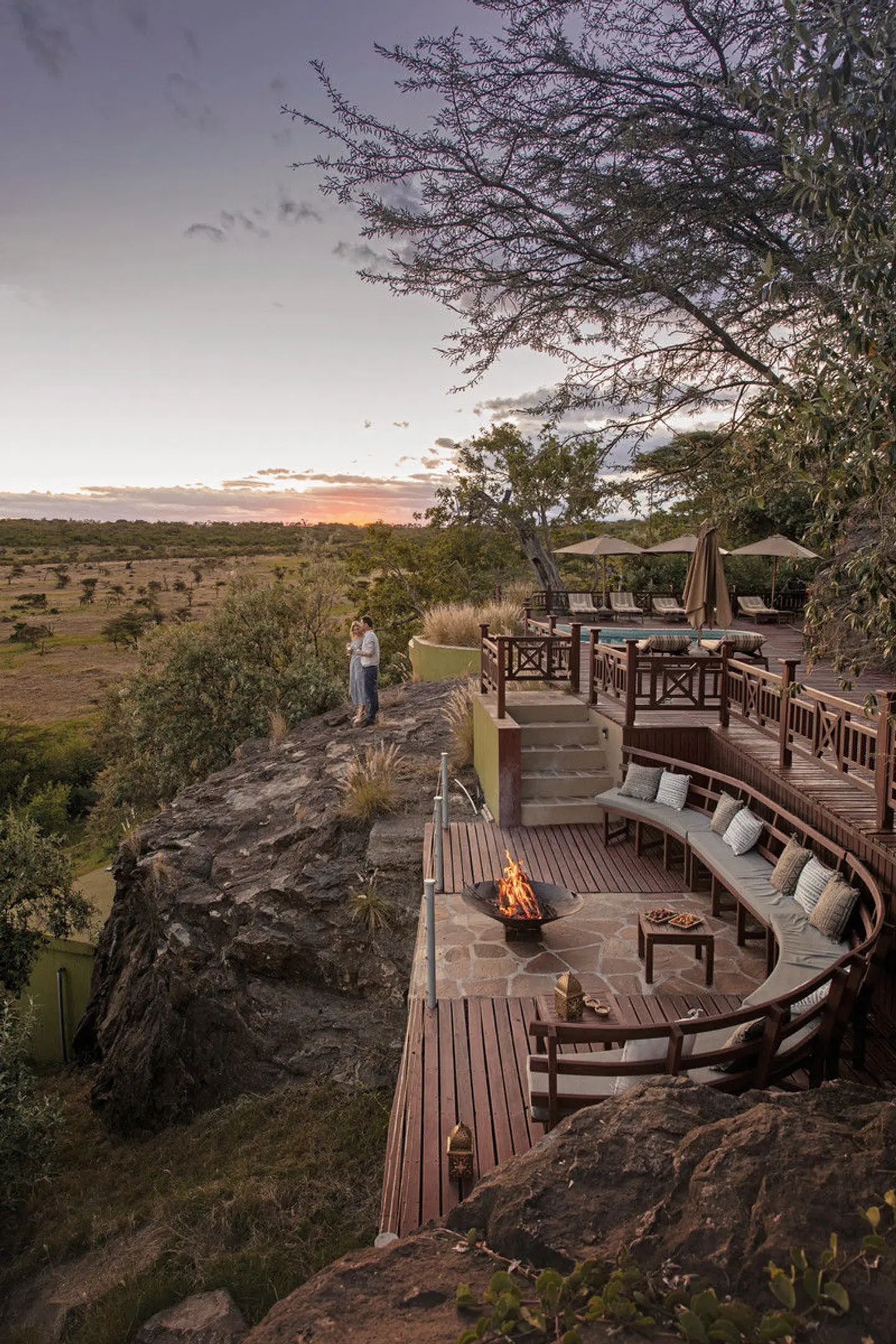 Bush & Beach Safari mit Hemingways Collection Terrasse