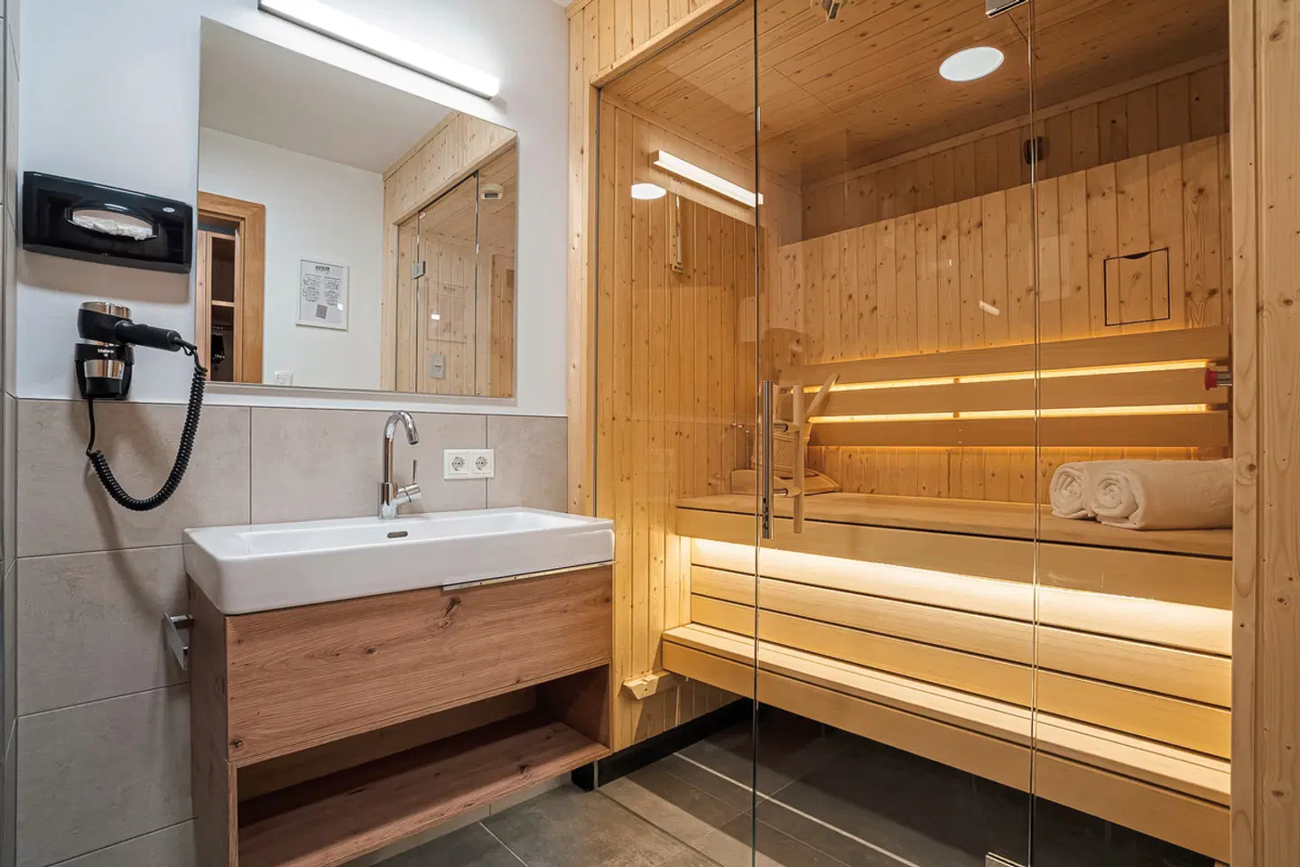 Der Kehlbachwirt by Monteviva Badezimmer