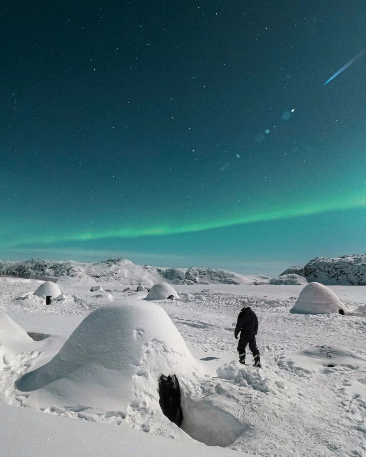 Winterabenteuer Grönland Strand