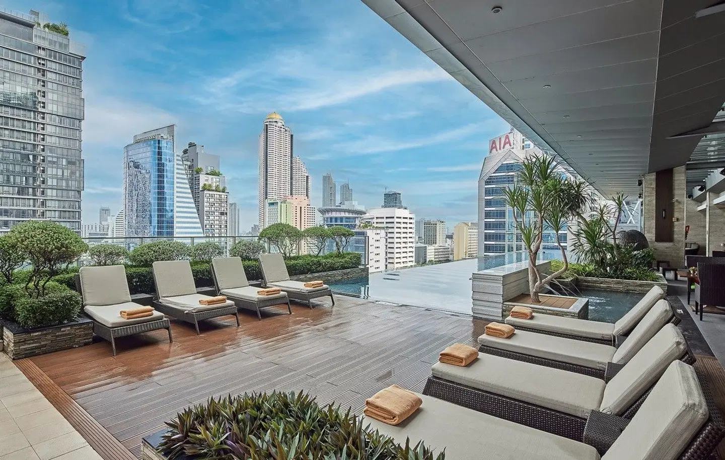 Eastin Grand Hotel Sathorn Bangkok Terrasse