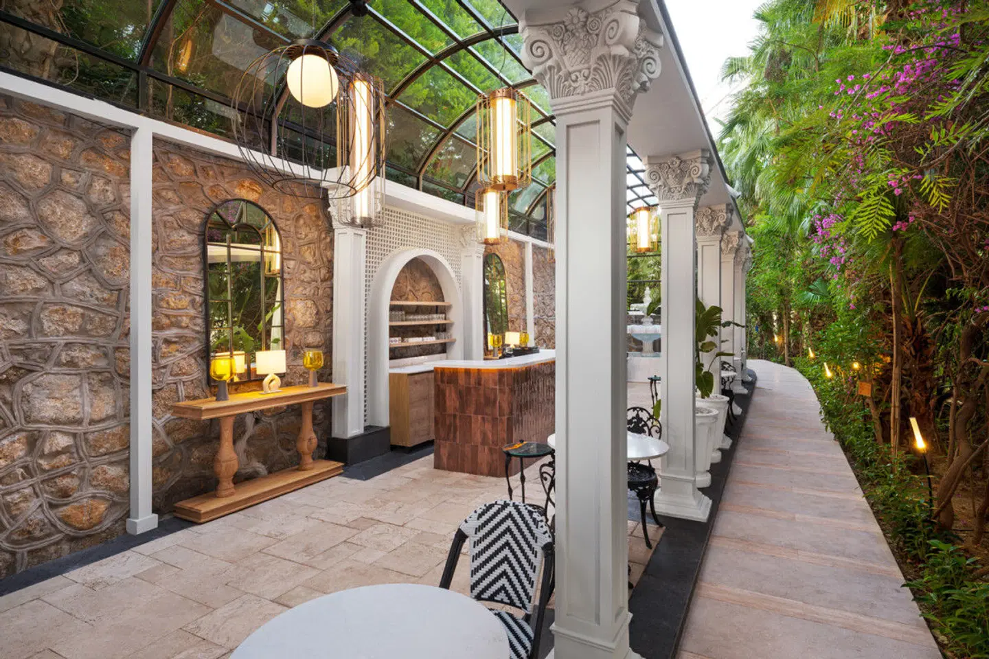 Adin Beach (Halal Hotel) Terrasse