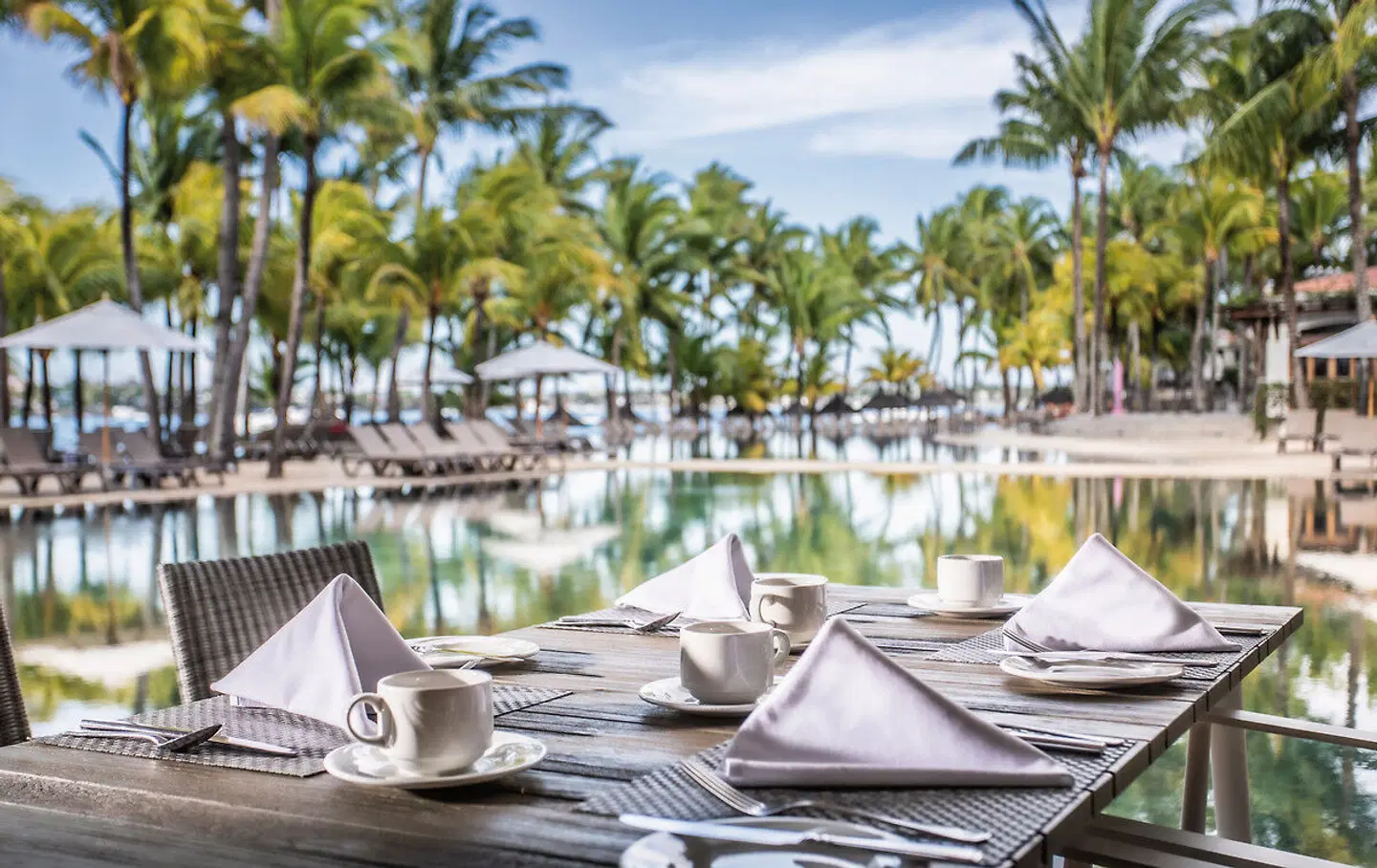 Mauricia Beachcomber Resort & Spa Terrasse