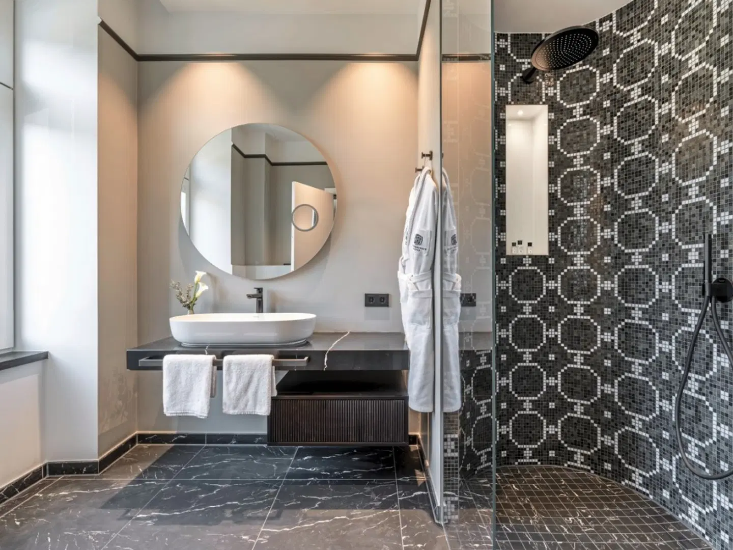 Steigenberger Europäischer Hof in Baden Baden Badezimmer