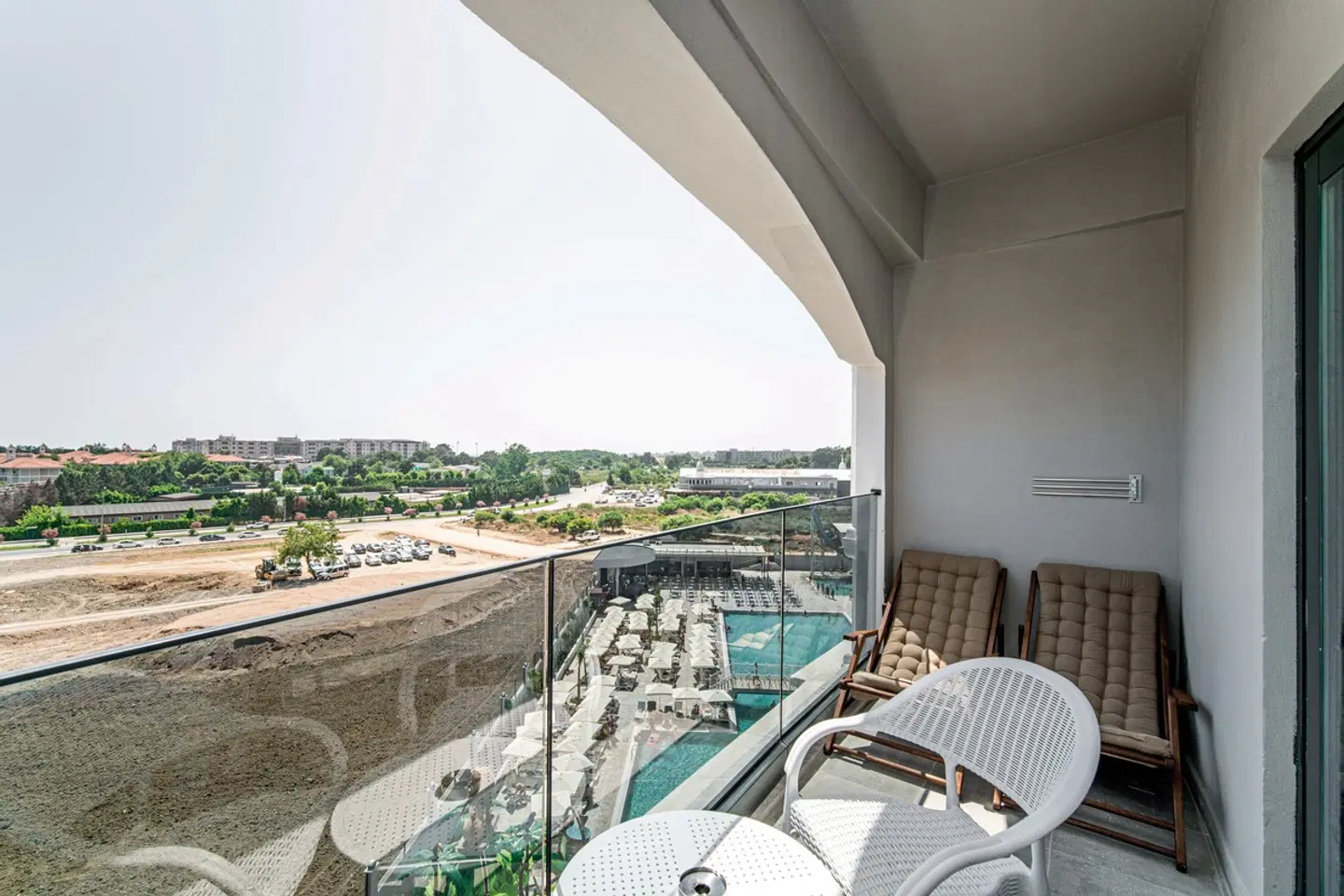 Side Moon Palace Hotel Terrasse