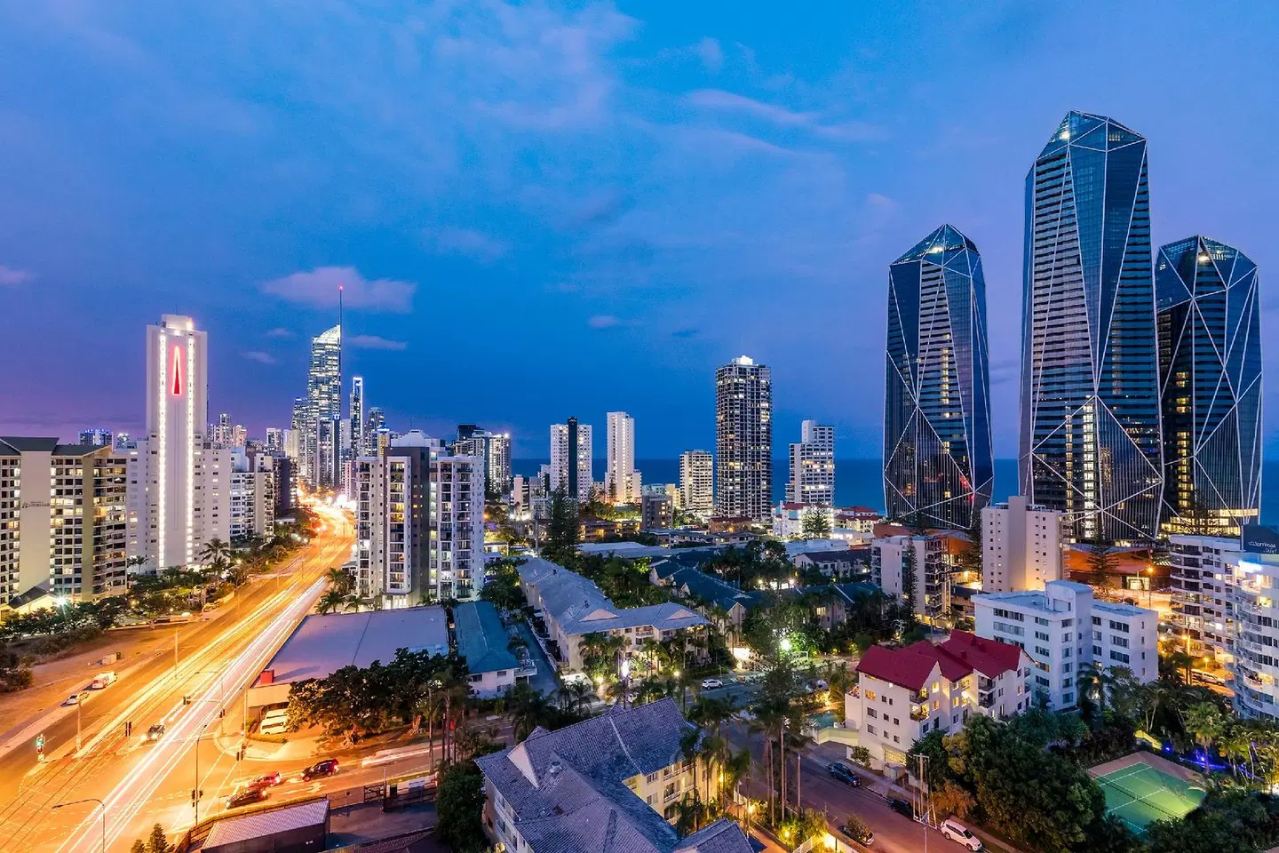 Oaks Gold Coast Hotel Terrasse