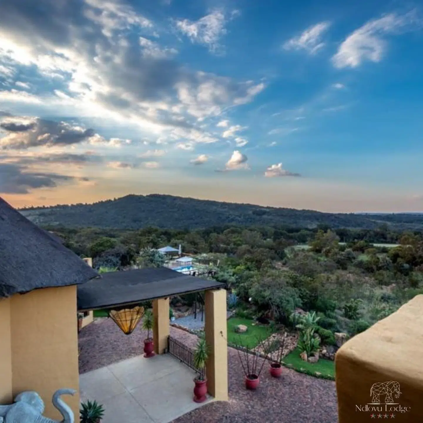 Ndlovu Boutique Hotel Terrasse