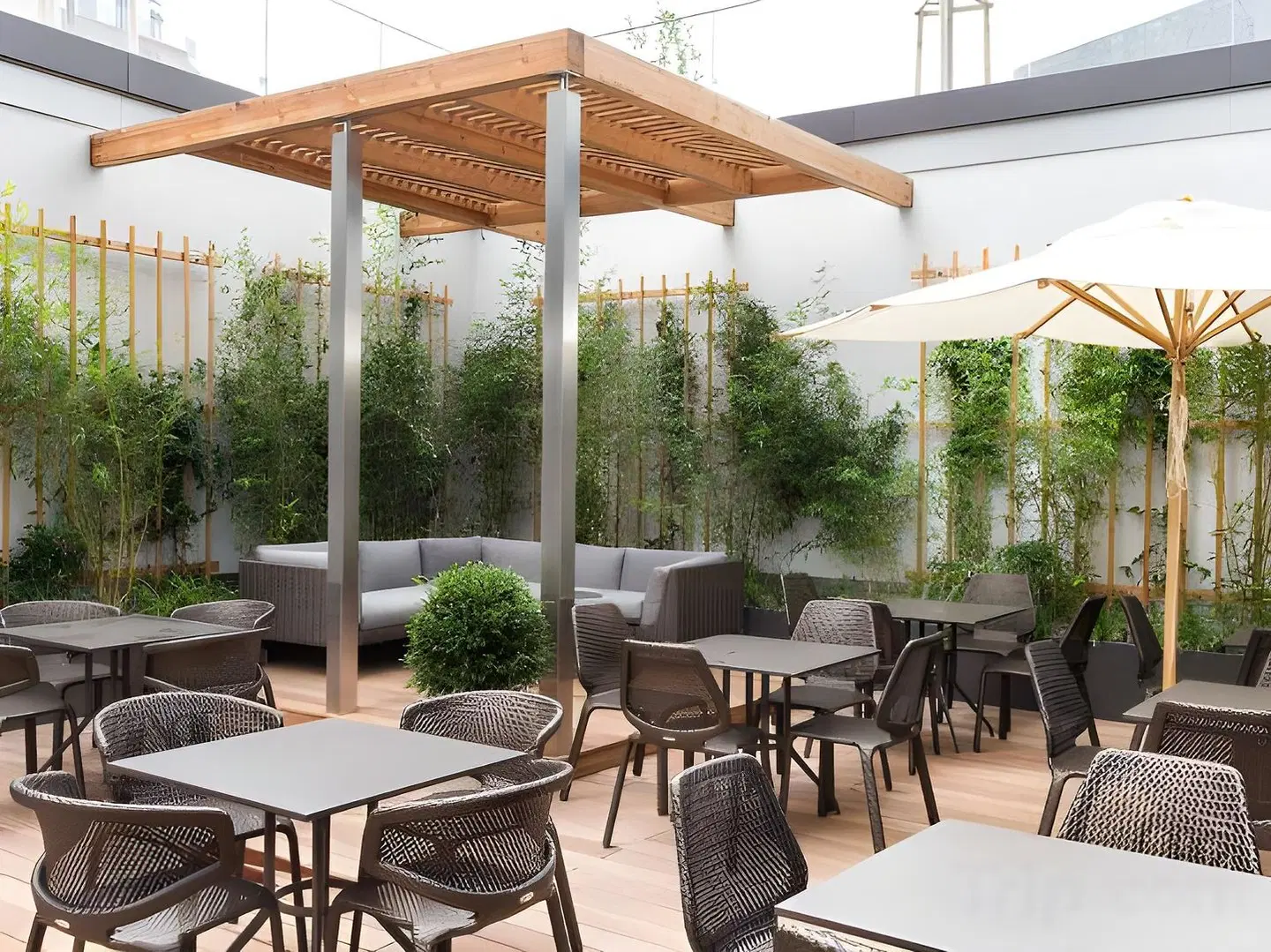 Motel One Wien-Hauptbahnhof Terrasse