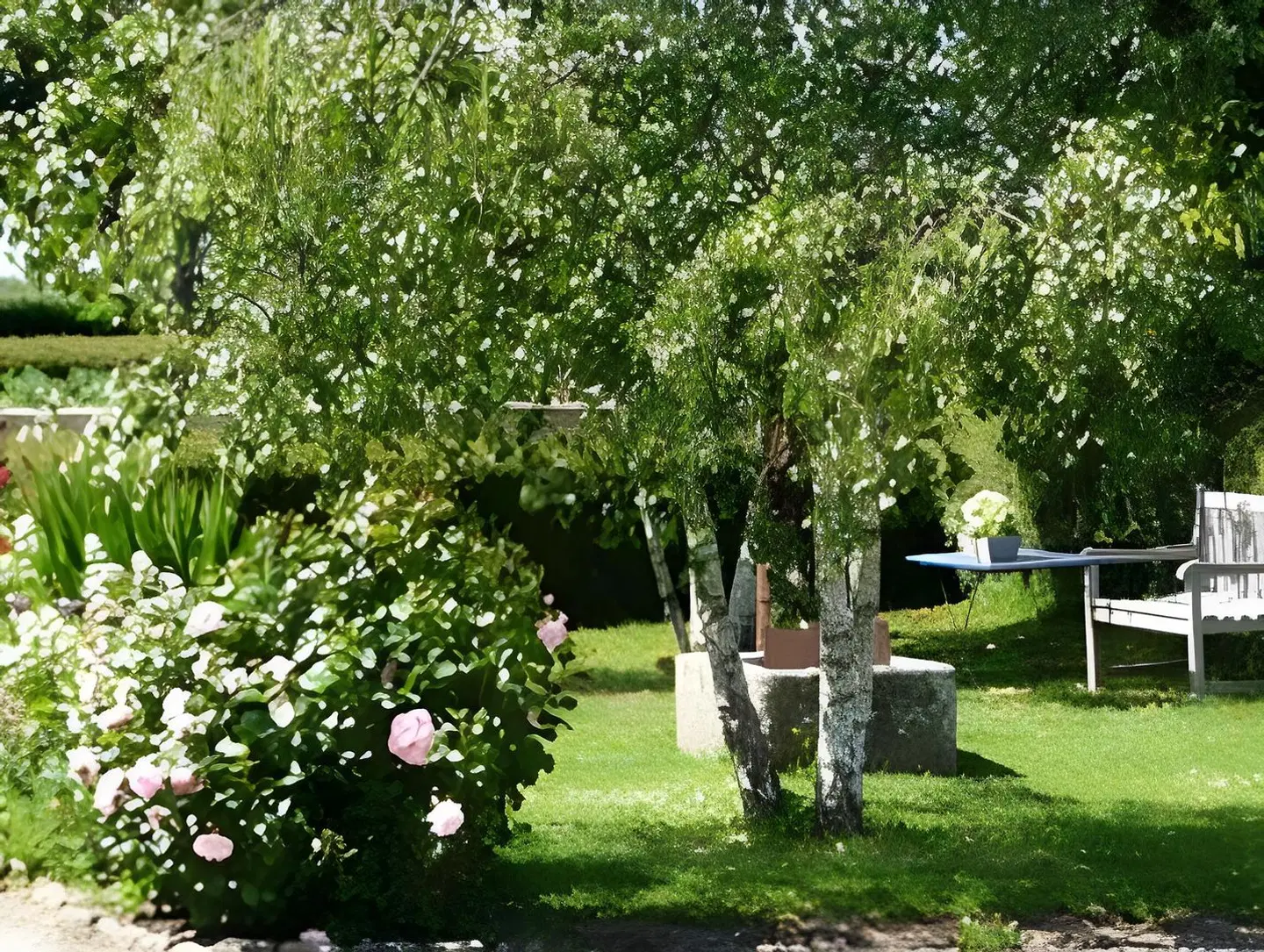 Manoir de Turqueville les Quatre Etoiles Garten