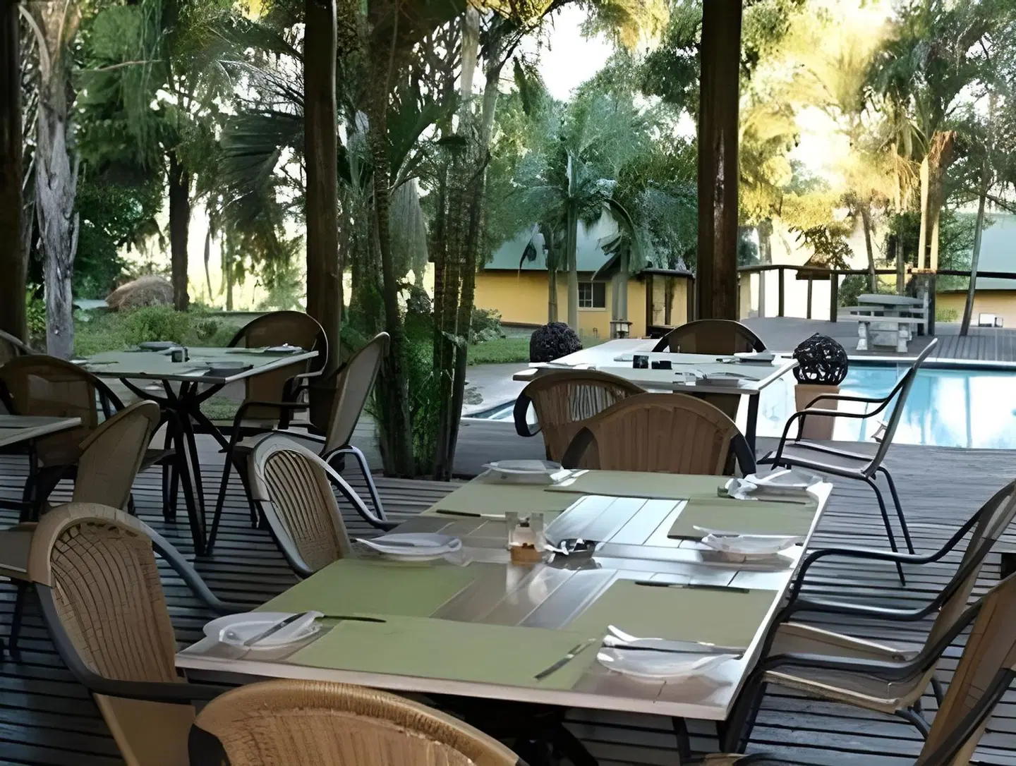 Nabana Lodge Terrasse