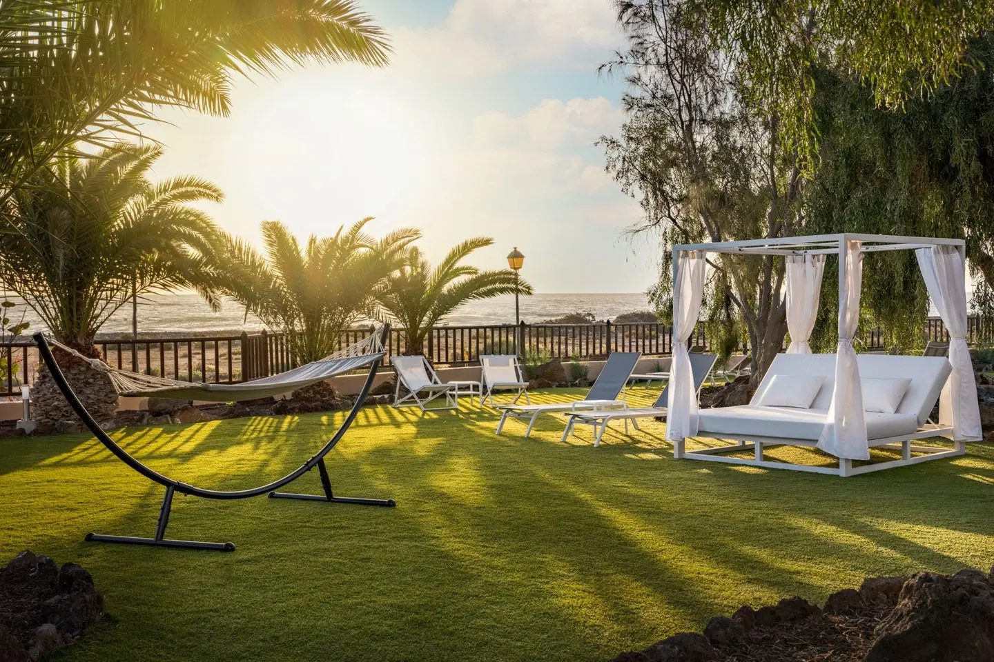 Elba Sara Beach & Golf Resort Garten