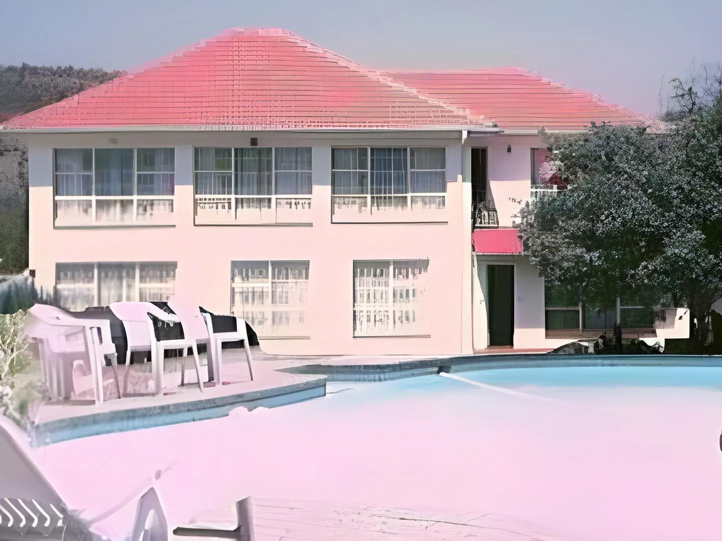 Winchester Lodge Terrasse