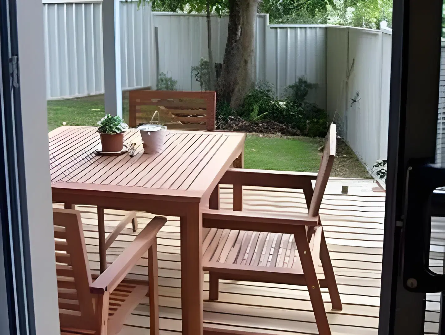 Beachport Bed & Breakfast Terrasse