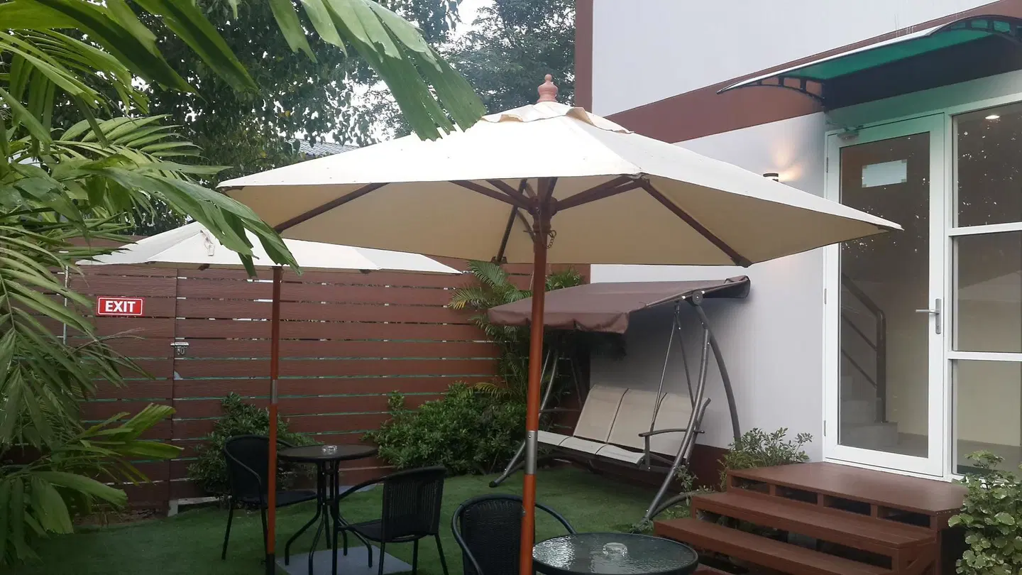 Top Hostel Samui. Terrasse